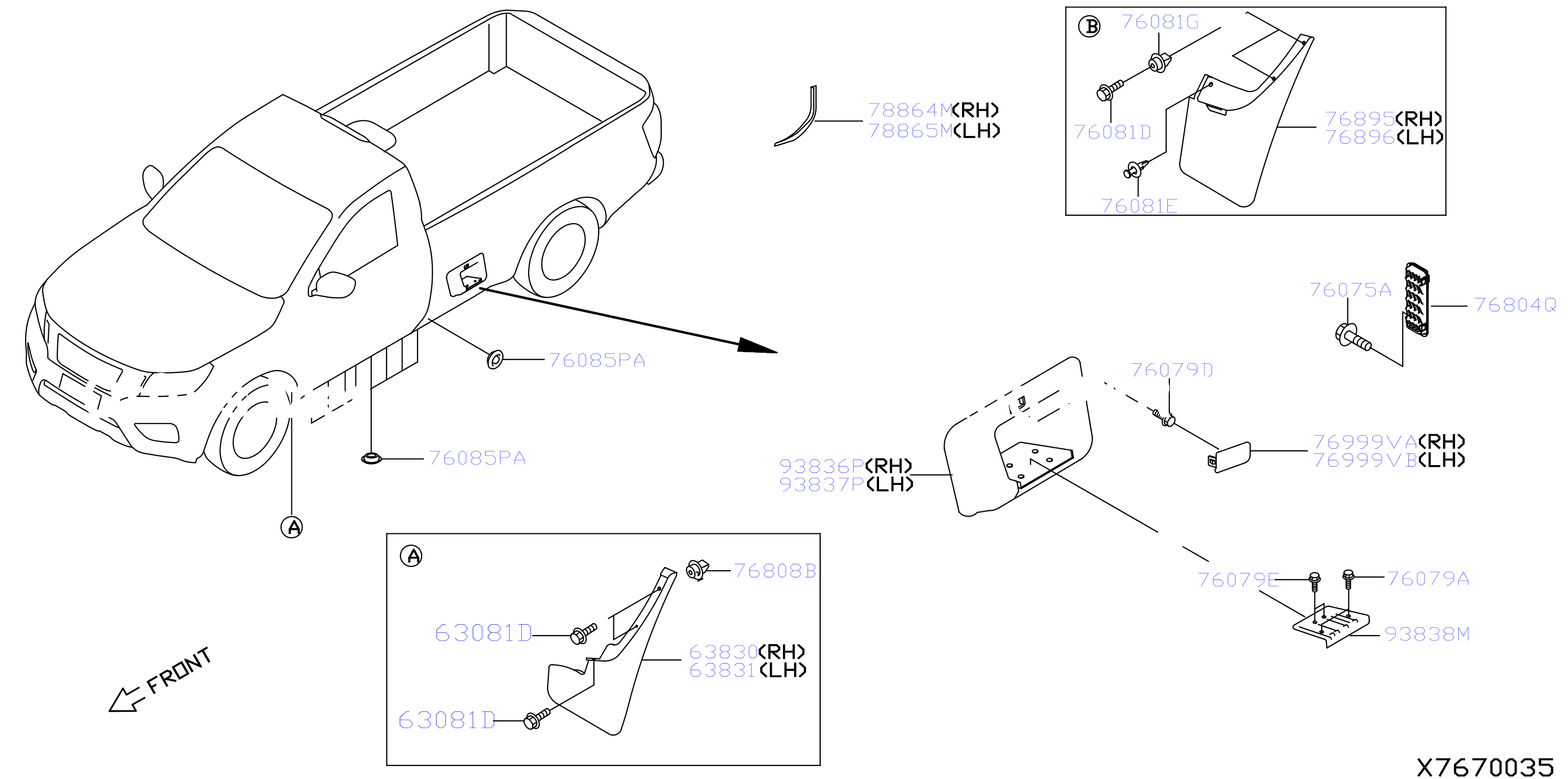Body Side Fitting Body Side Step