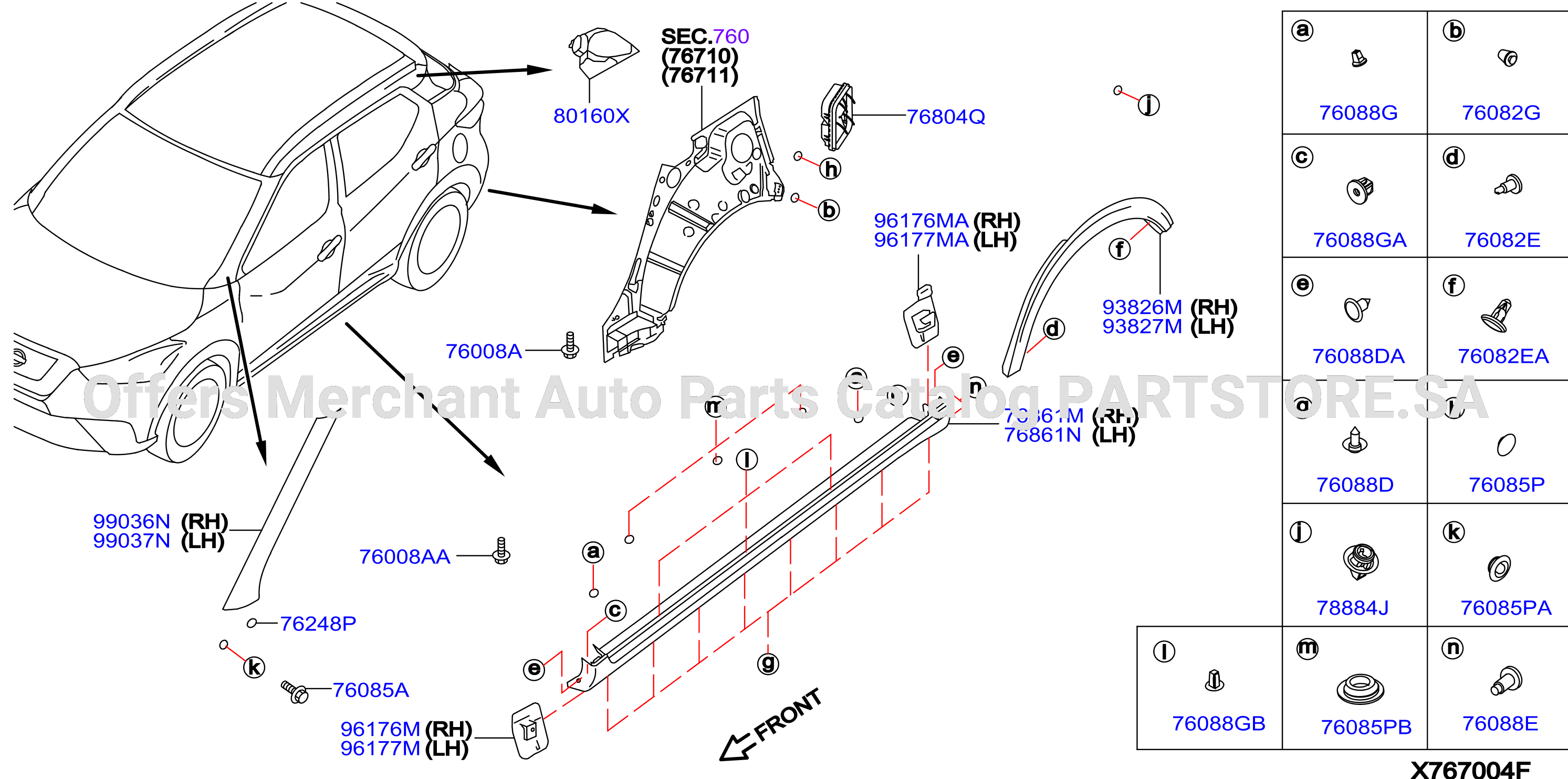 Body Side Fitting Body Side Fitting