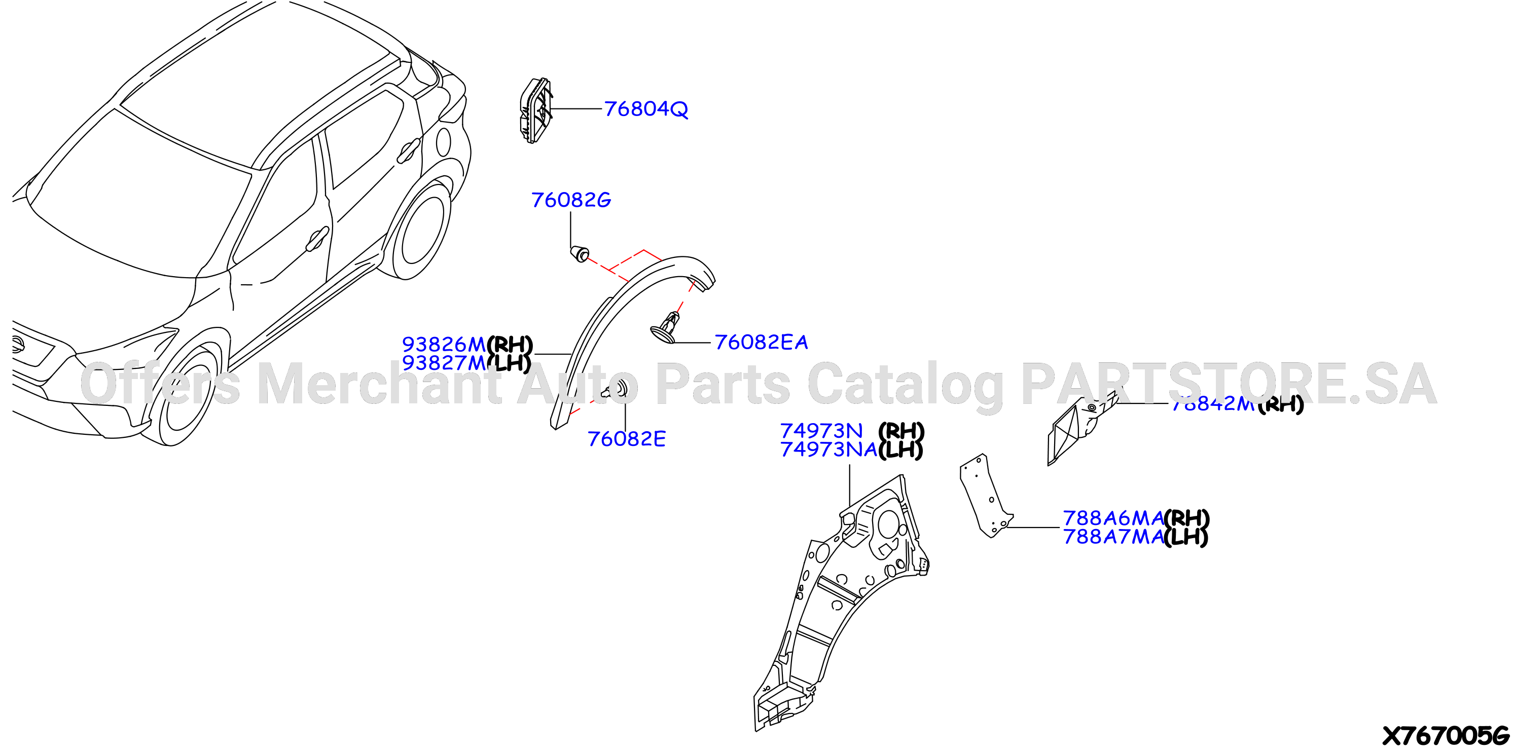 Body Side Fitting Body Side