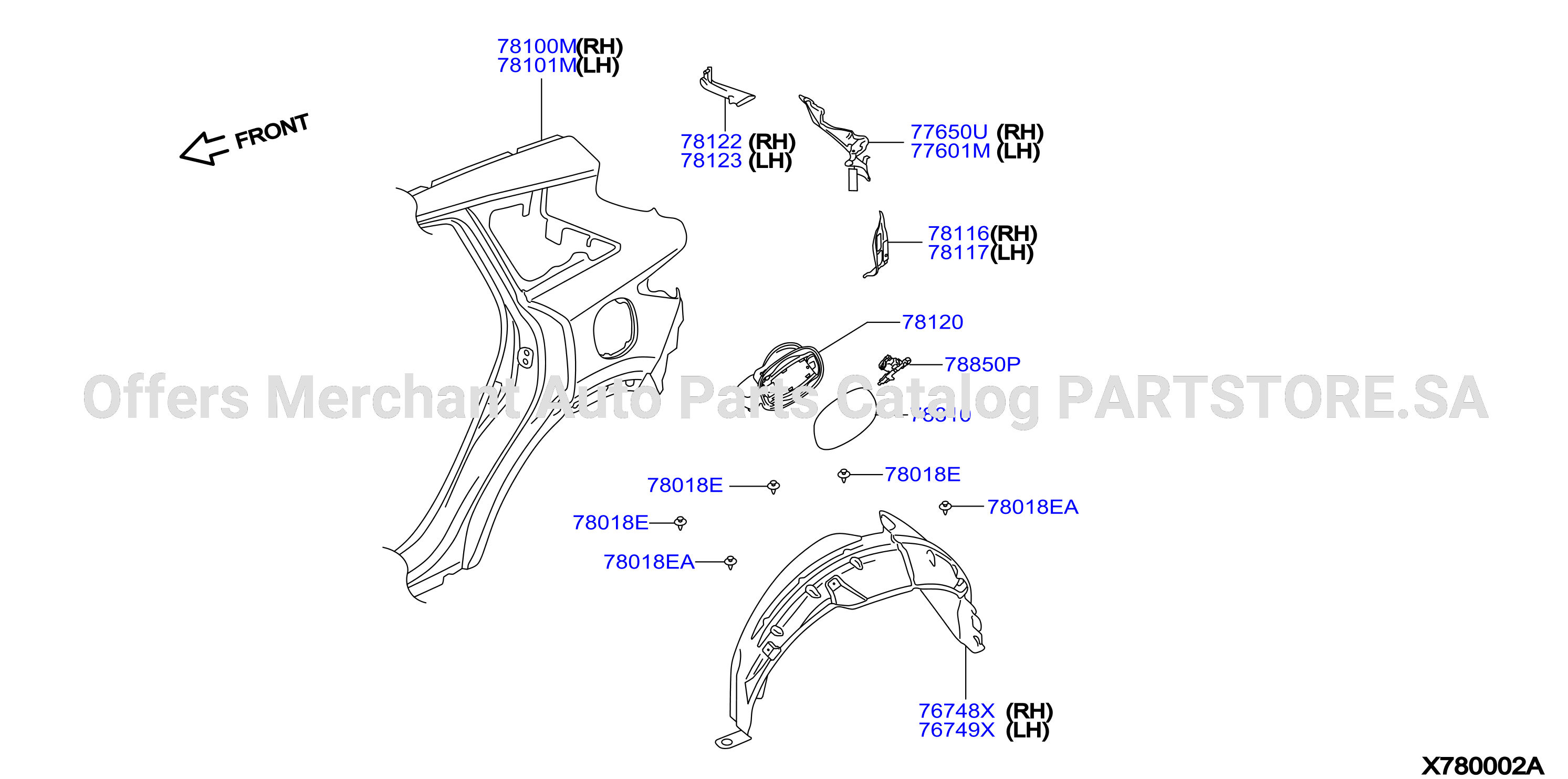 Rear Fender Fitting