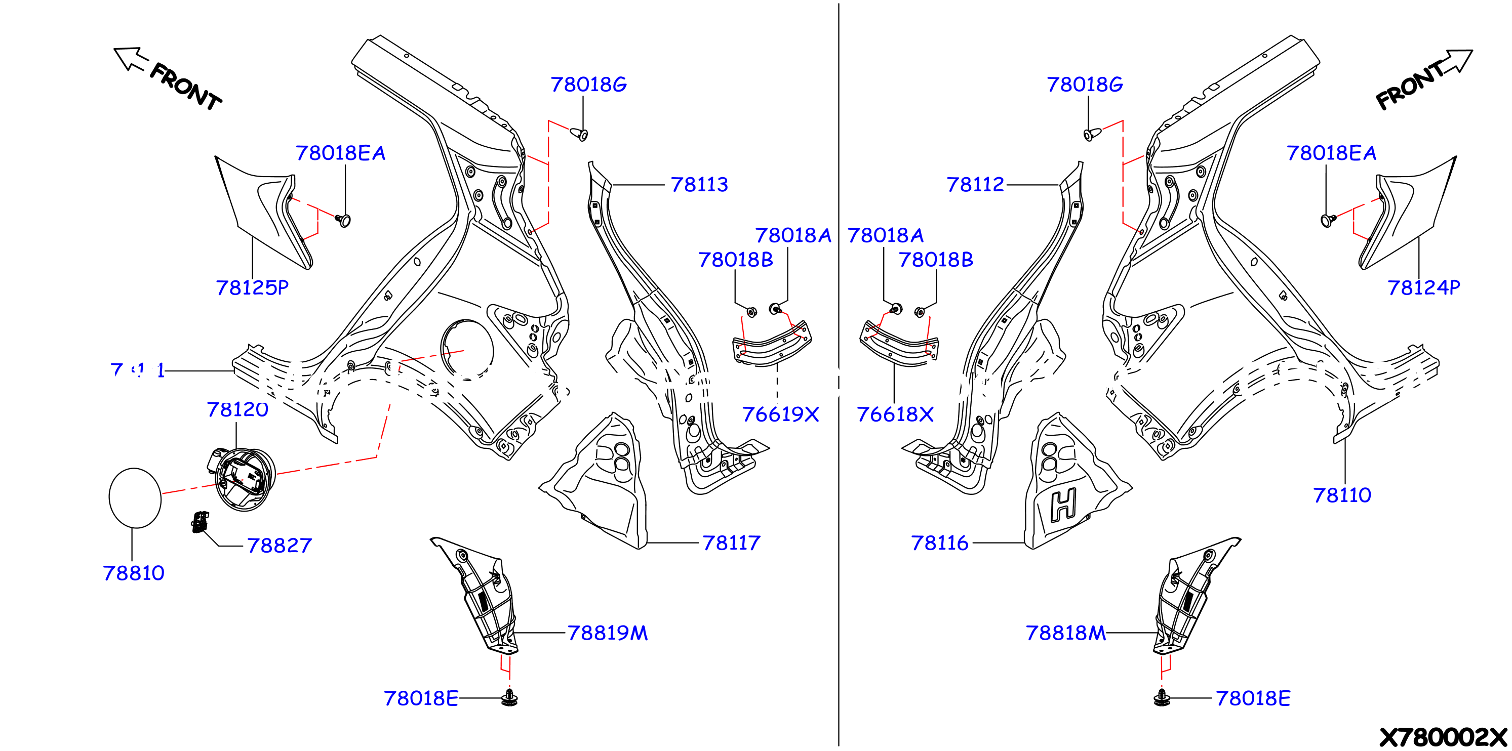 Rear Fender Fitting Rear Fender Fitting