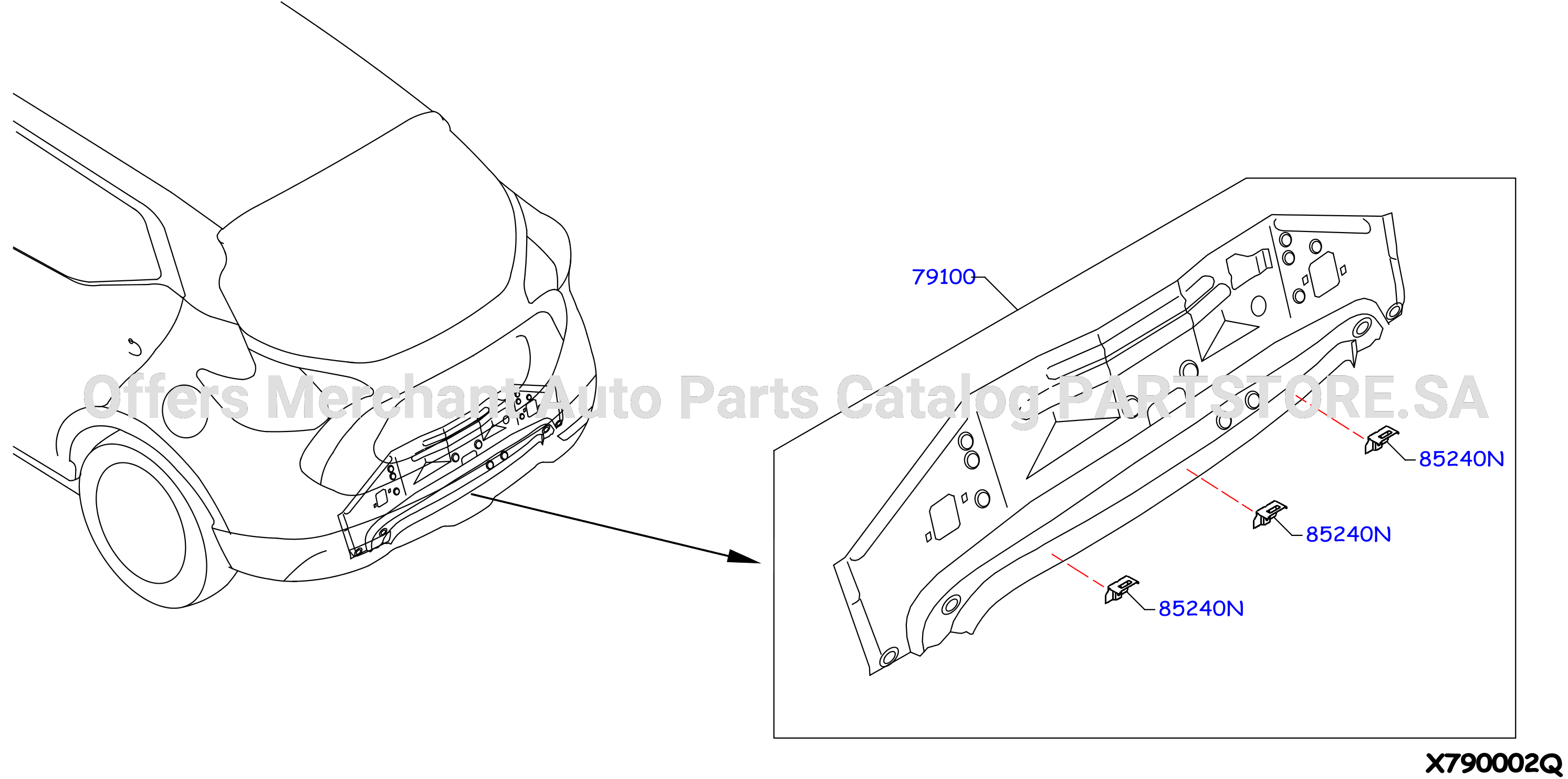 Rear Back Panel Fitting Rear Back Panel