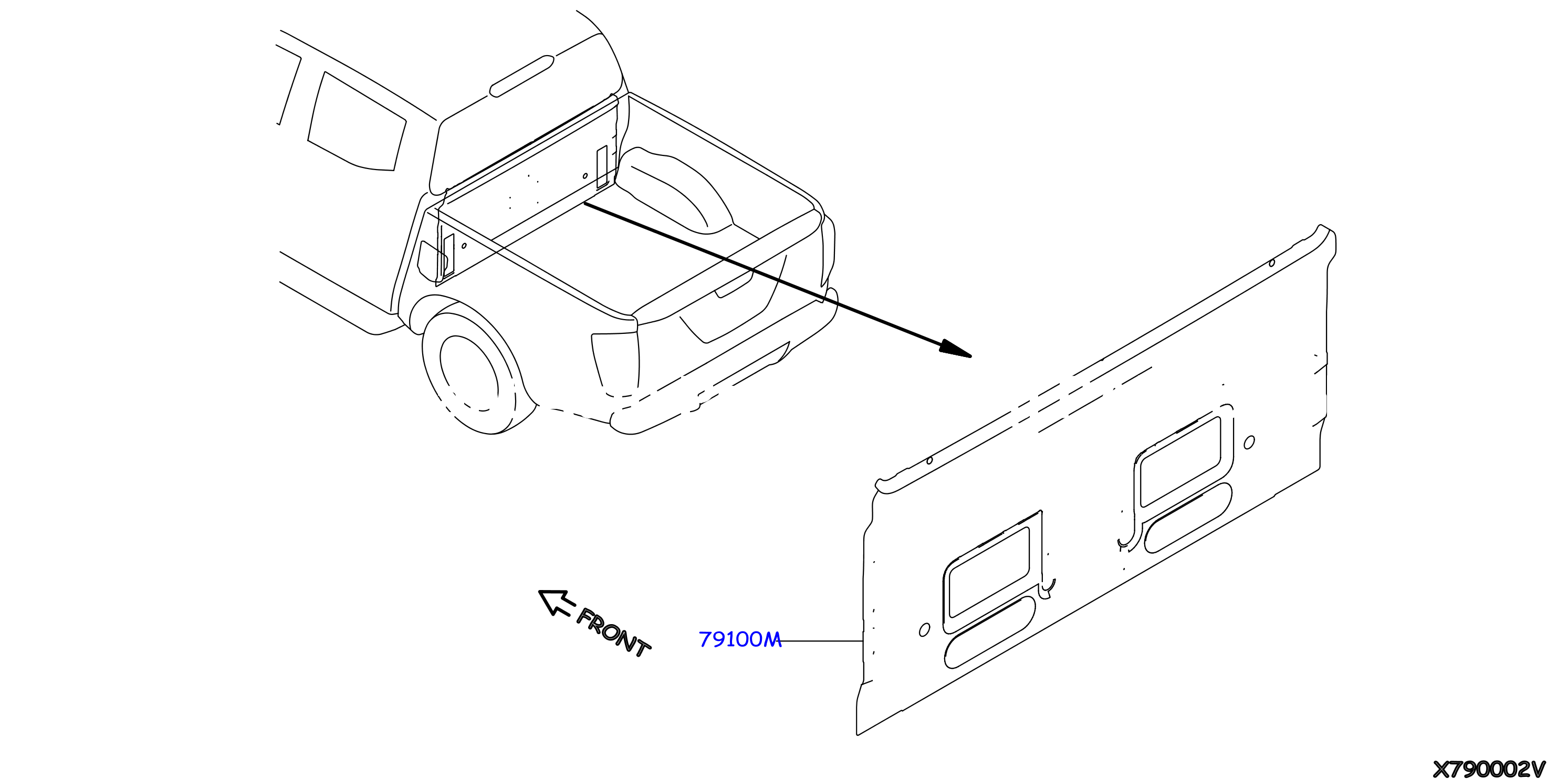 Rear Back Panel Fitting Rear Pannel Fitting
