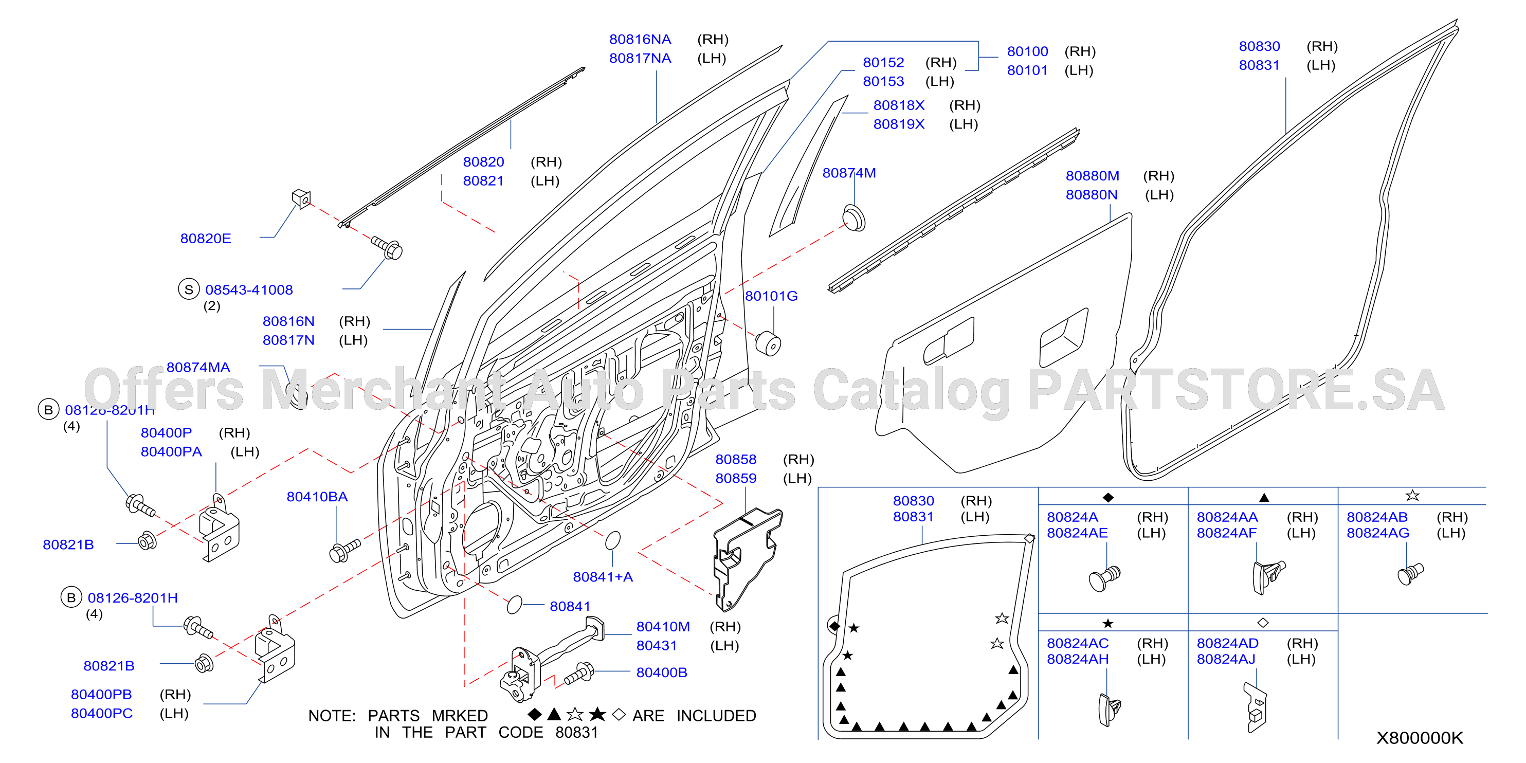 Front Door Panel Fitting