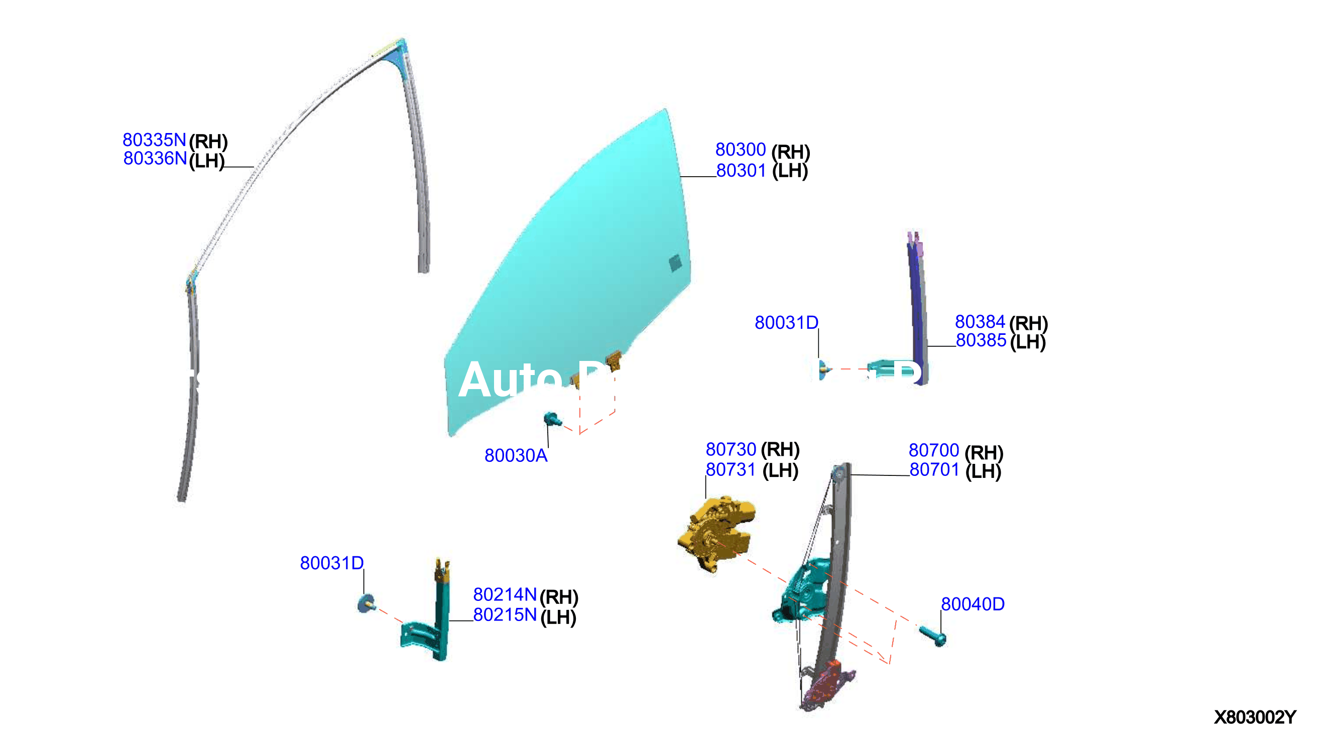 Front Door Window Regulator