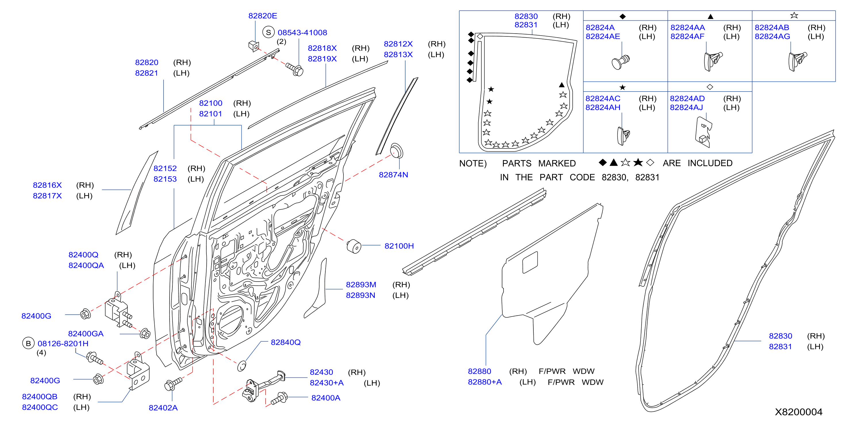 Rear Door Panel Fitting