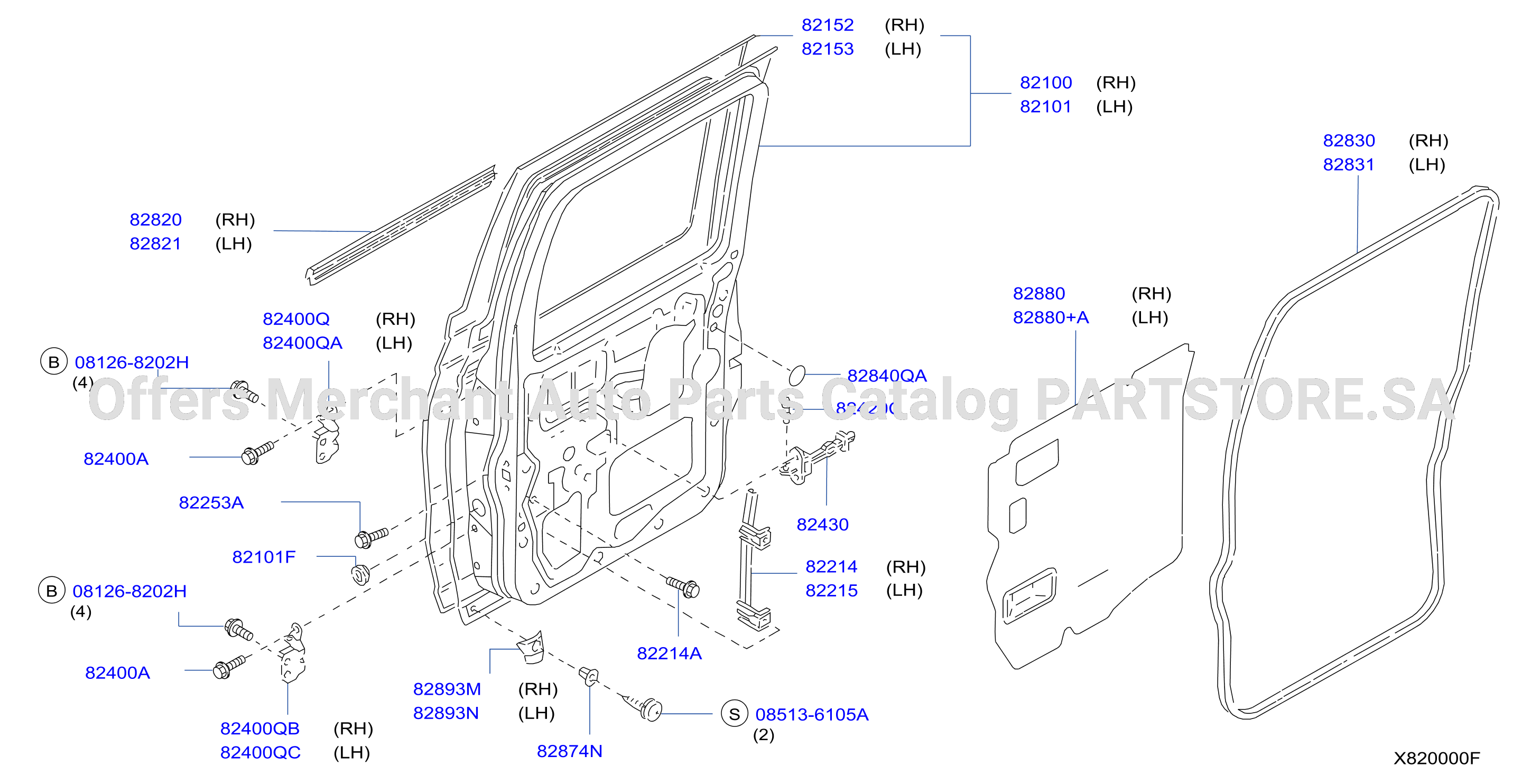 Rear Door Panel Fitting Rear Door Panel Fitting