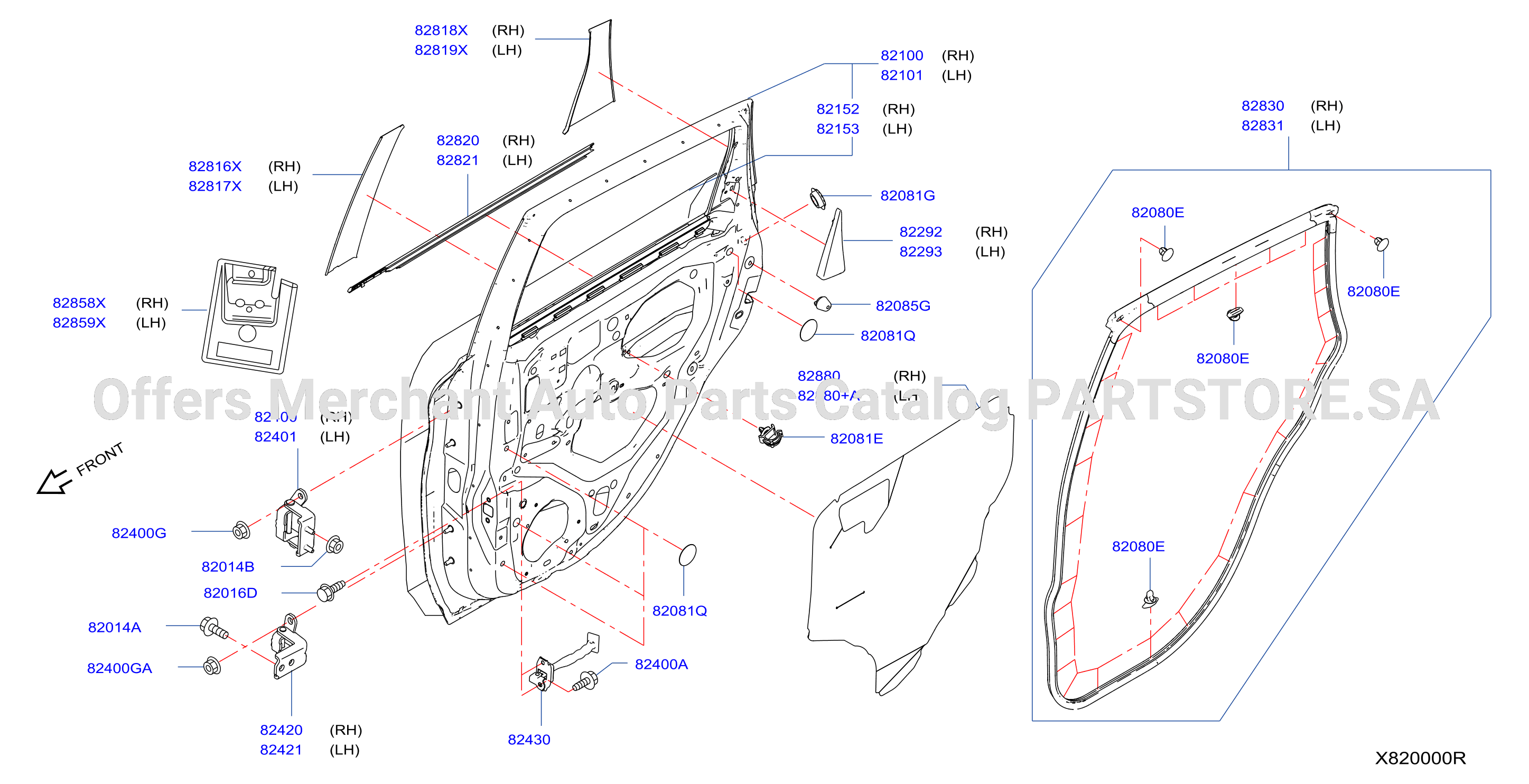 Rear Door Panel Fitting