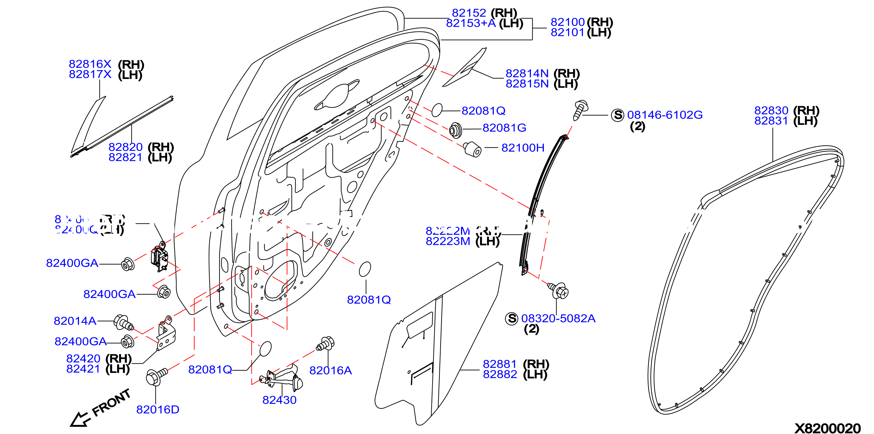 Rear Door Panel Fitting