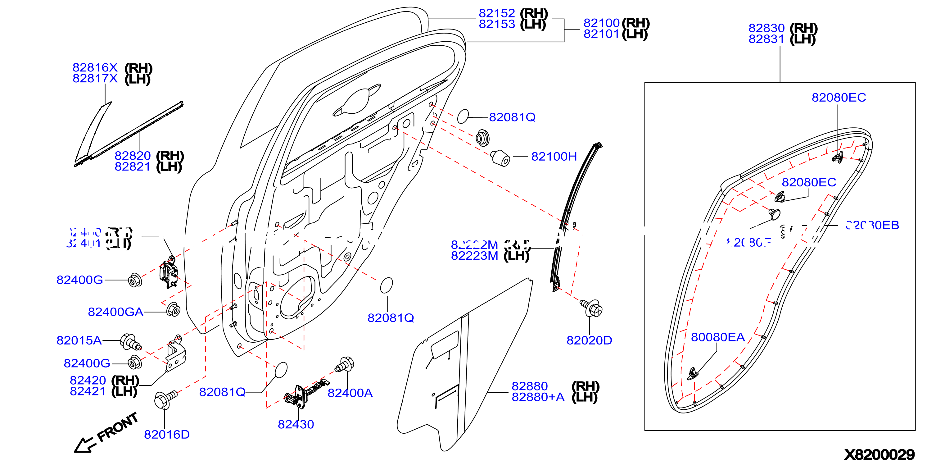 Rear Door Panel Fitting Rear Door Panel Fitting
