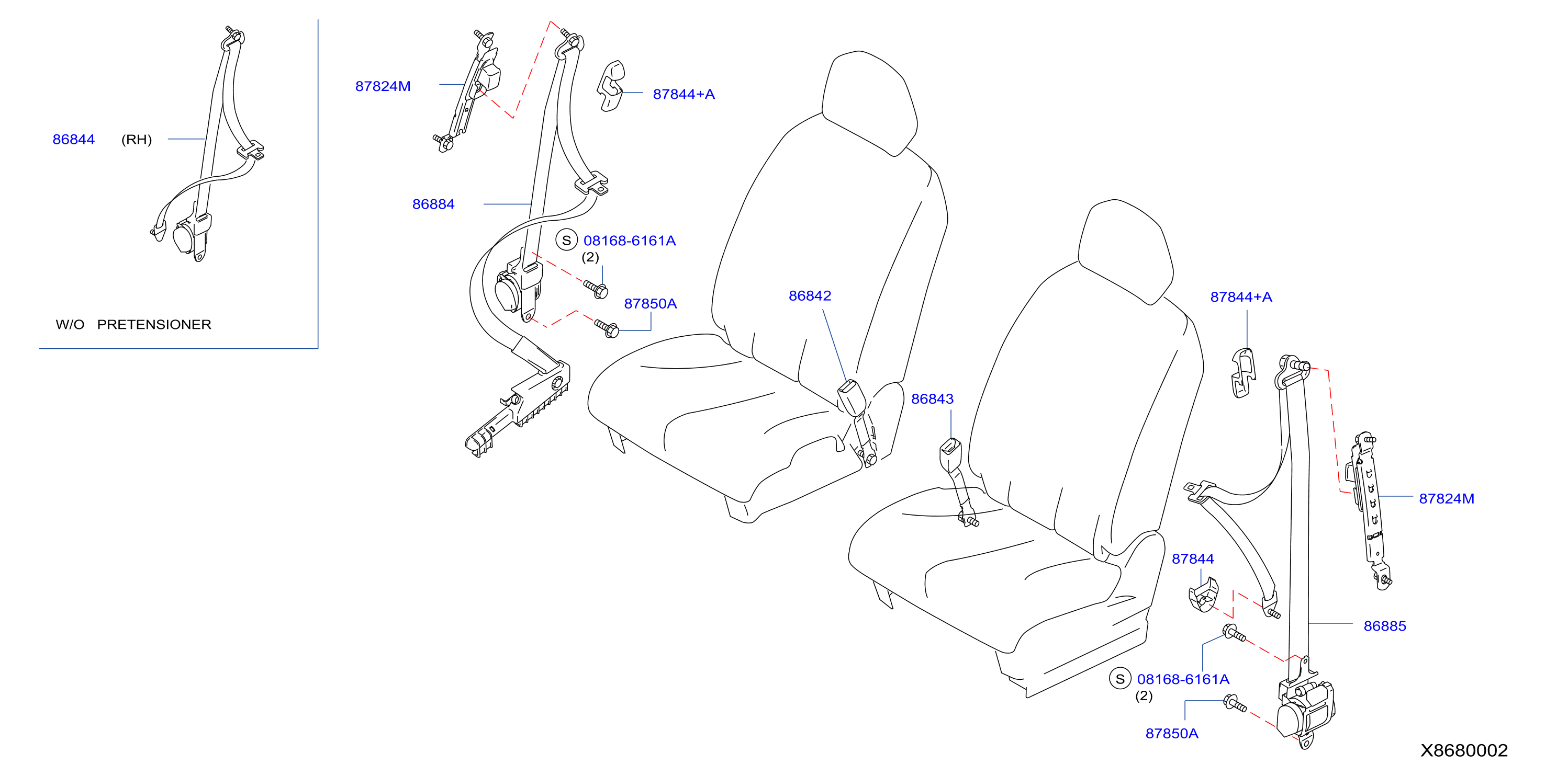 Front Seat Belt