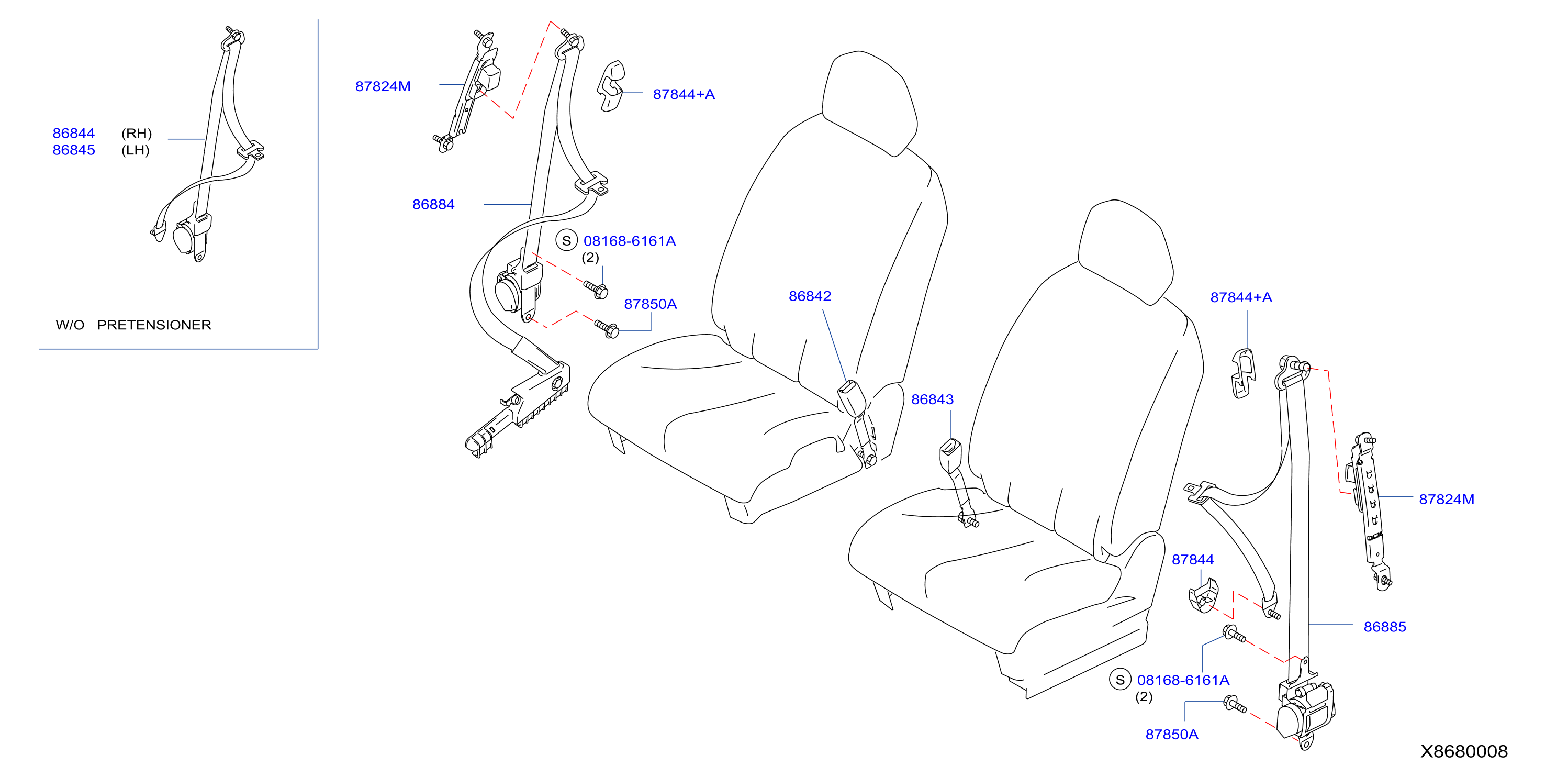 Front Seat Belt