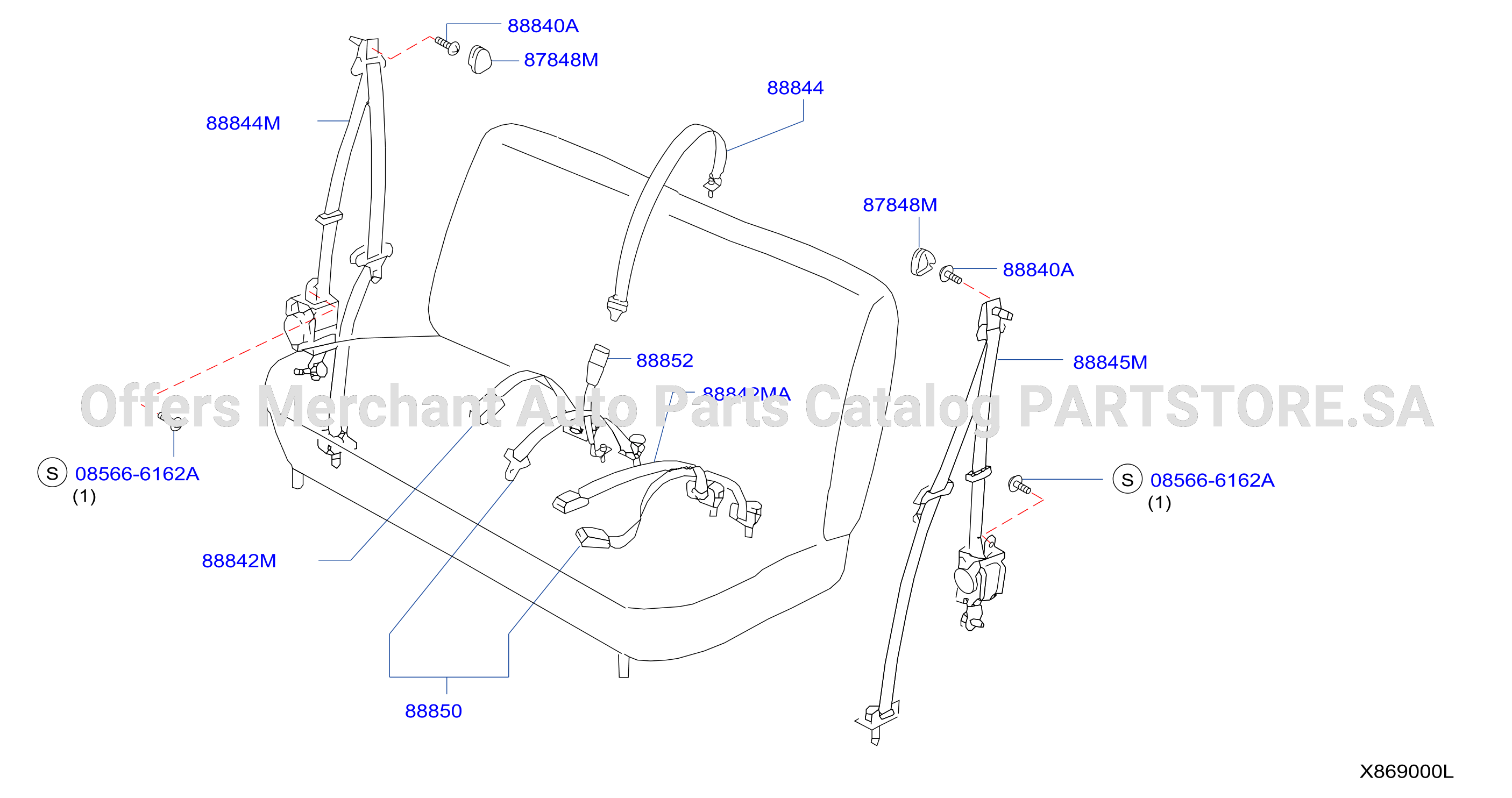 Rear Seat Belt Rear Seat Belt 3Pt