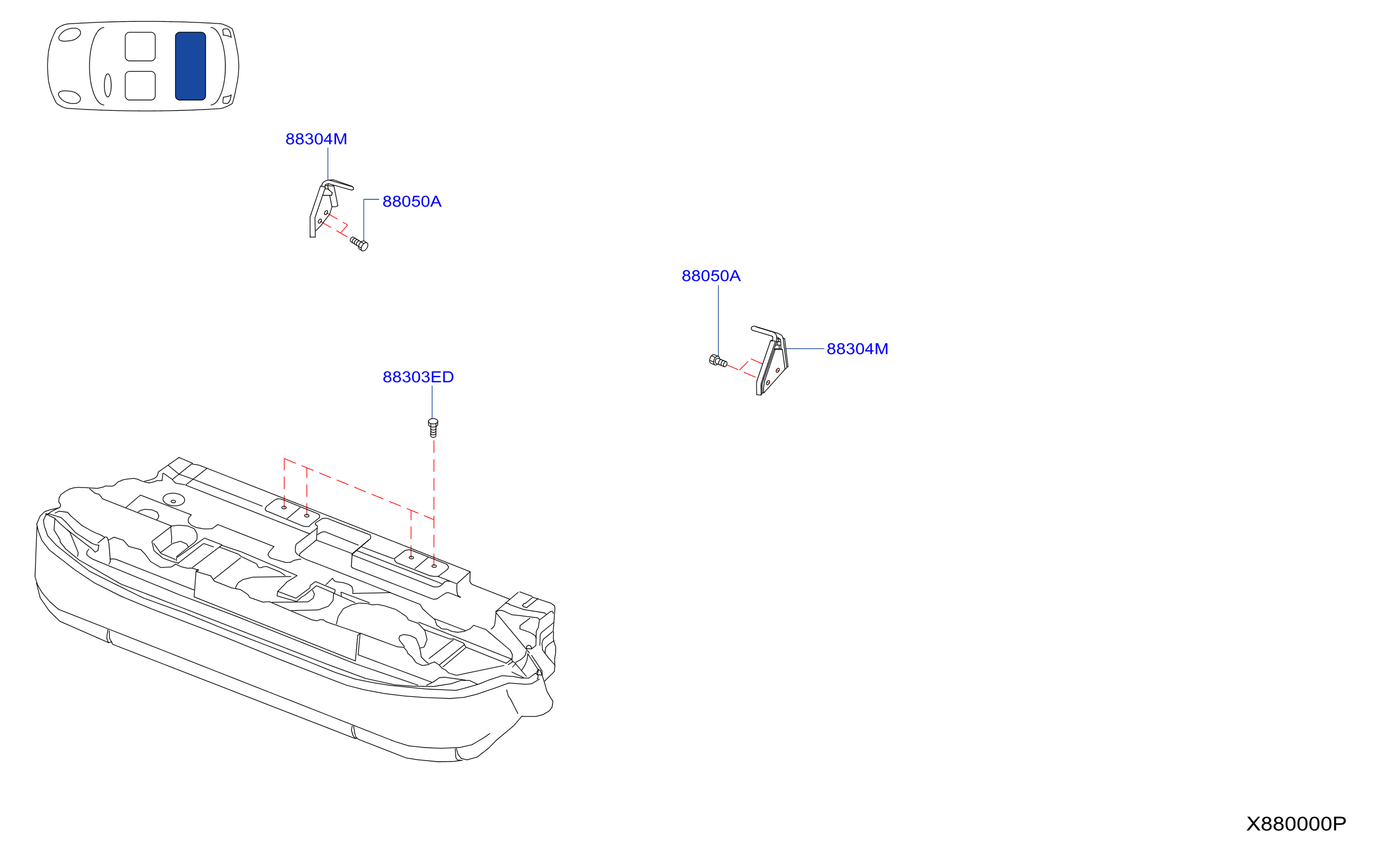 Rear Seat Fixing Parts