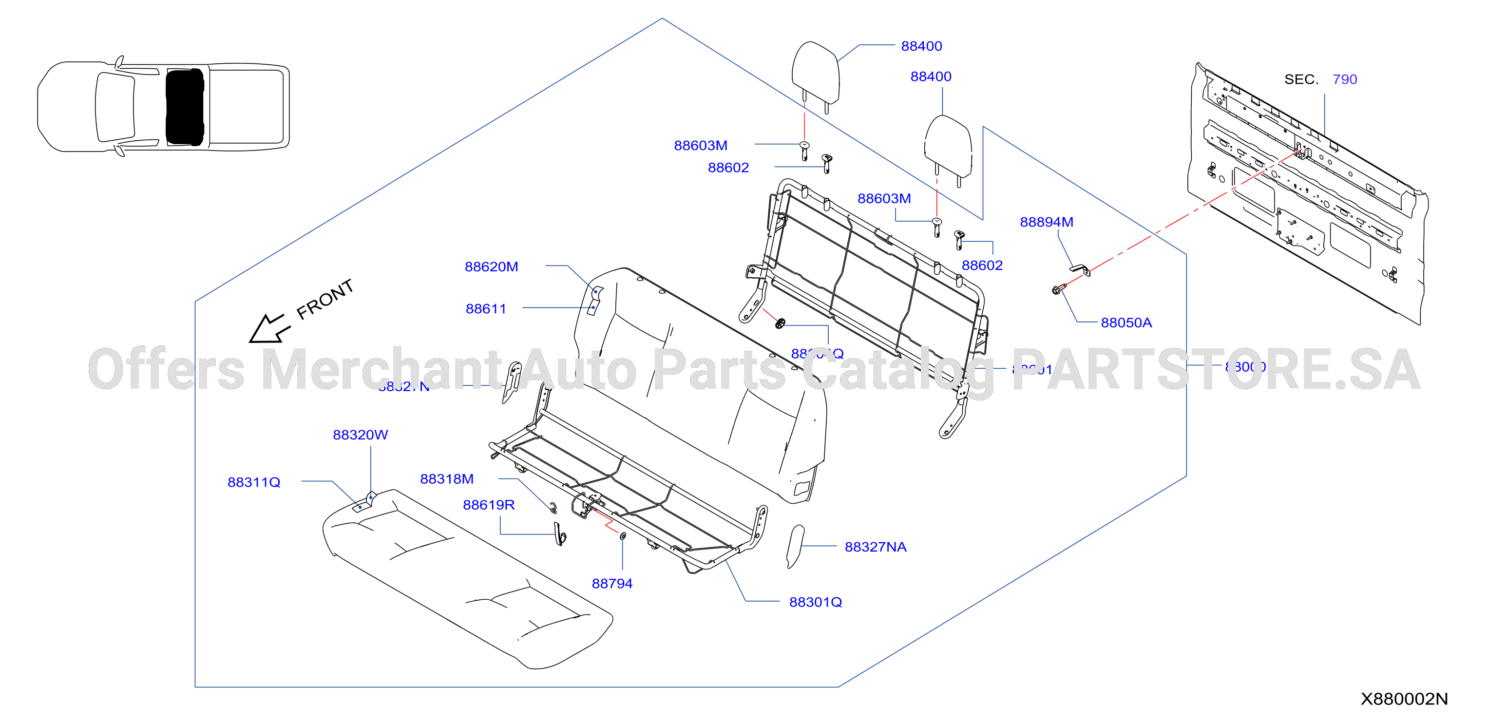 Rear Seat Rear Seat