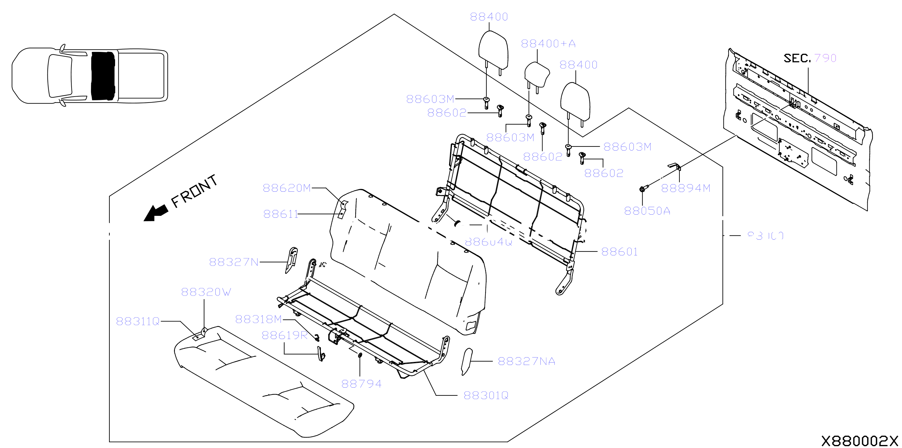 Rear Seat Rear Seat