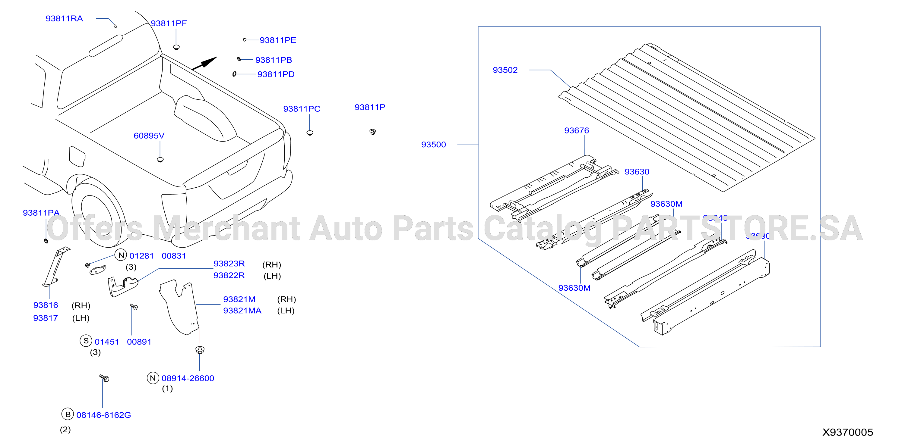 Rear Body Floor Fitting Rear Body Floor Fitting