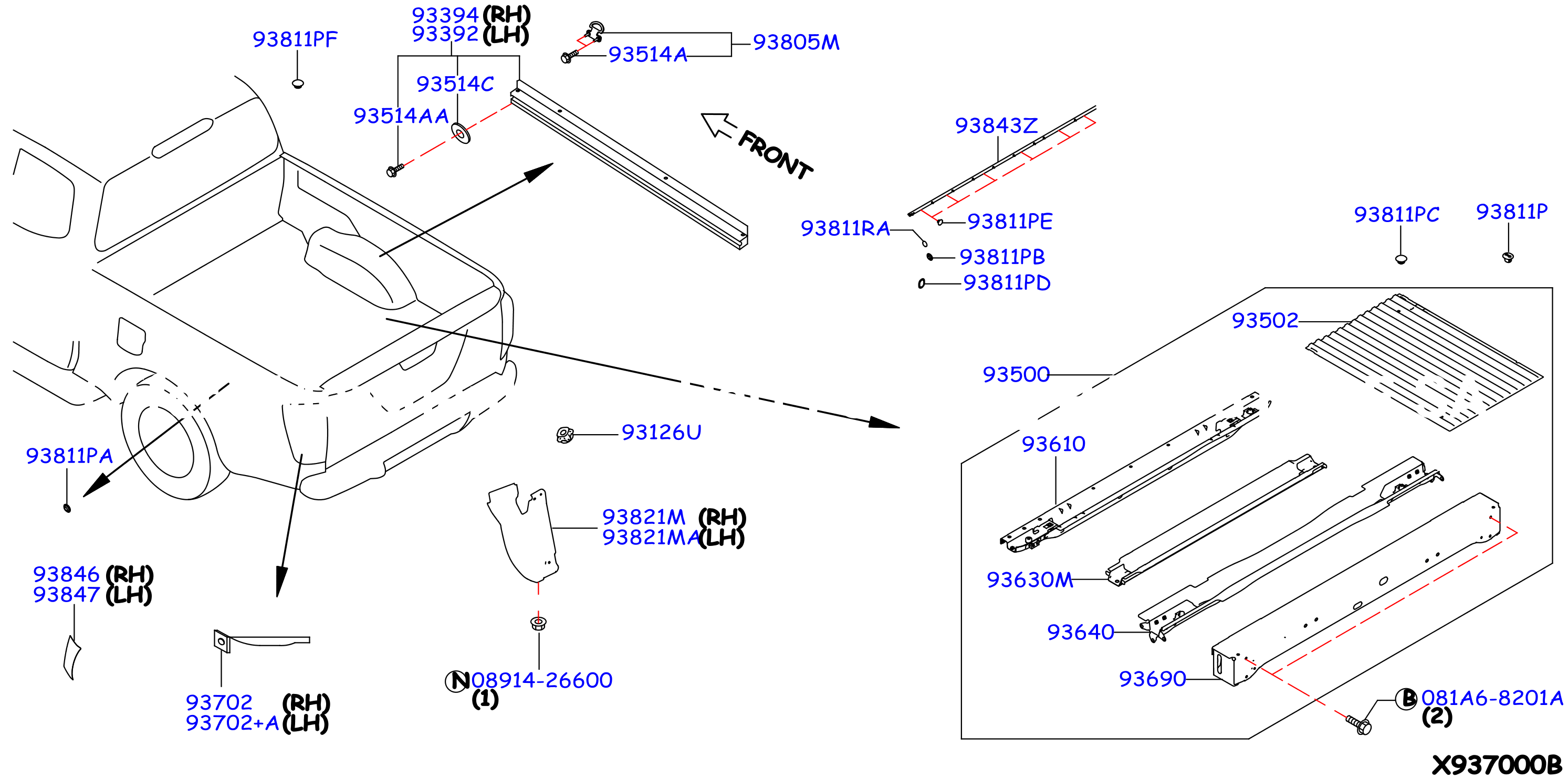 Rear Body Floor Fitting Rear Body Floor Fitting