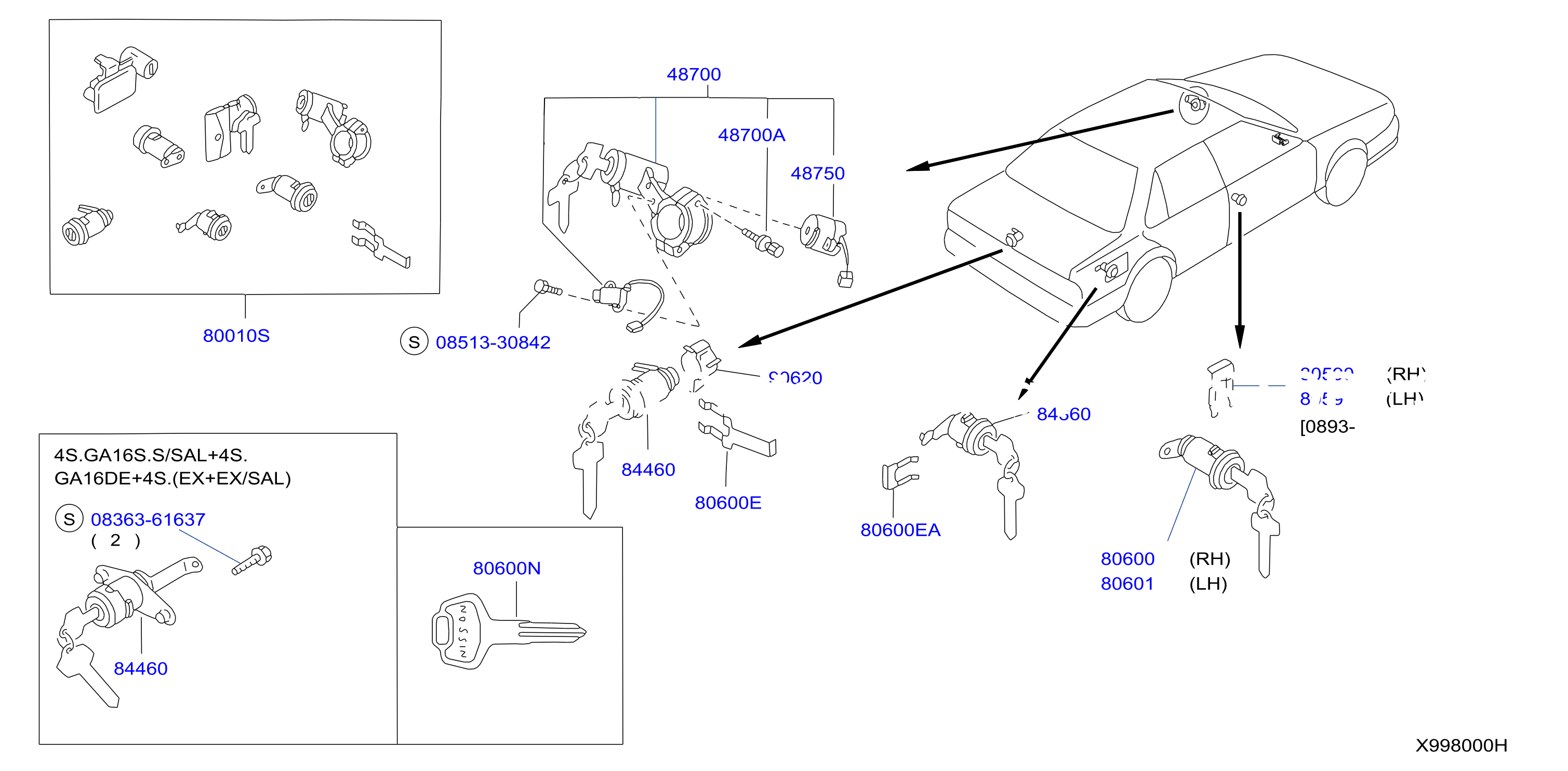 Key Set Blank Key