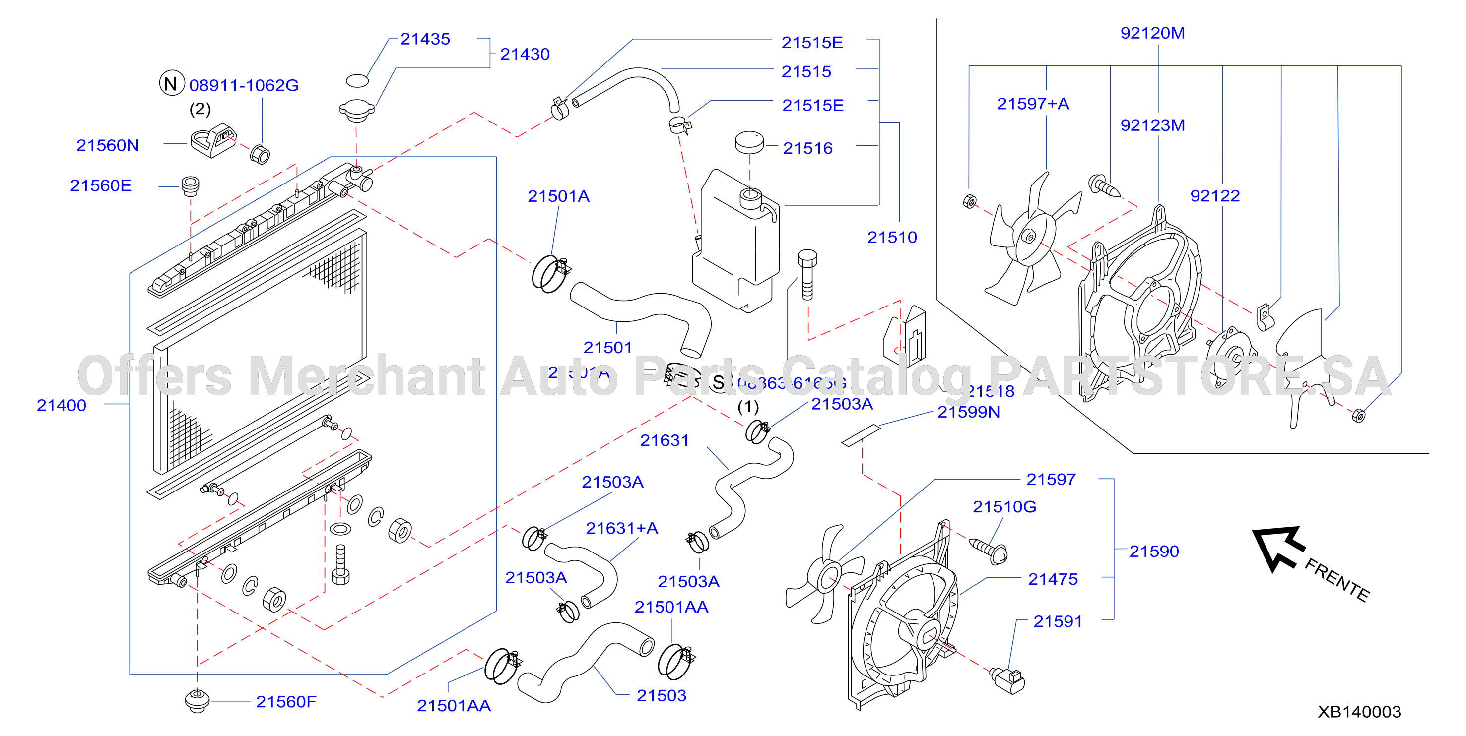 Radiator Shroud Inverter Cooling