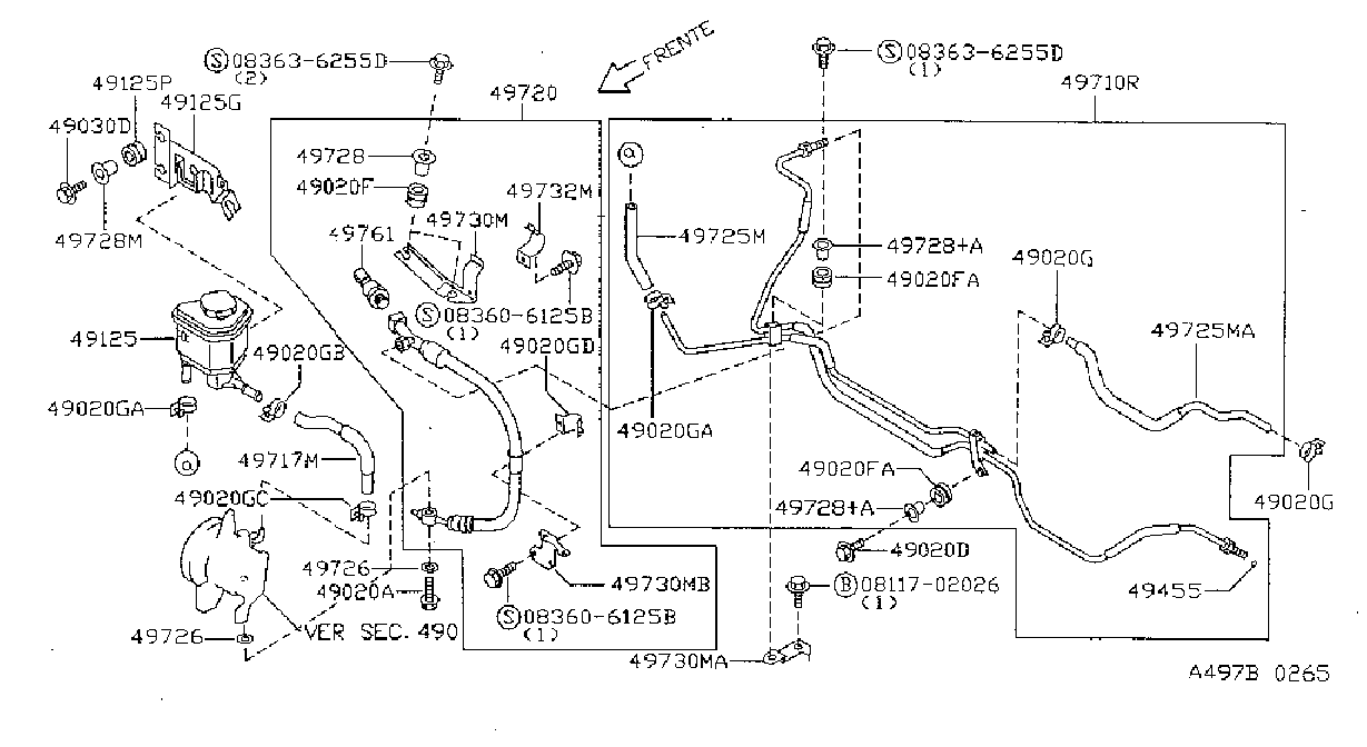 Power Steering Piping