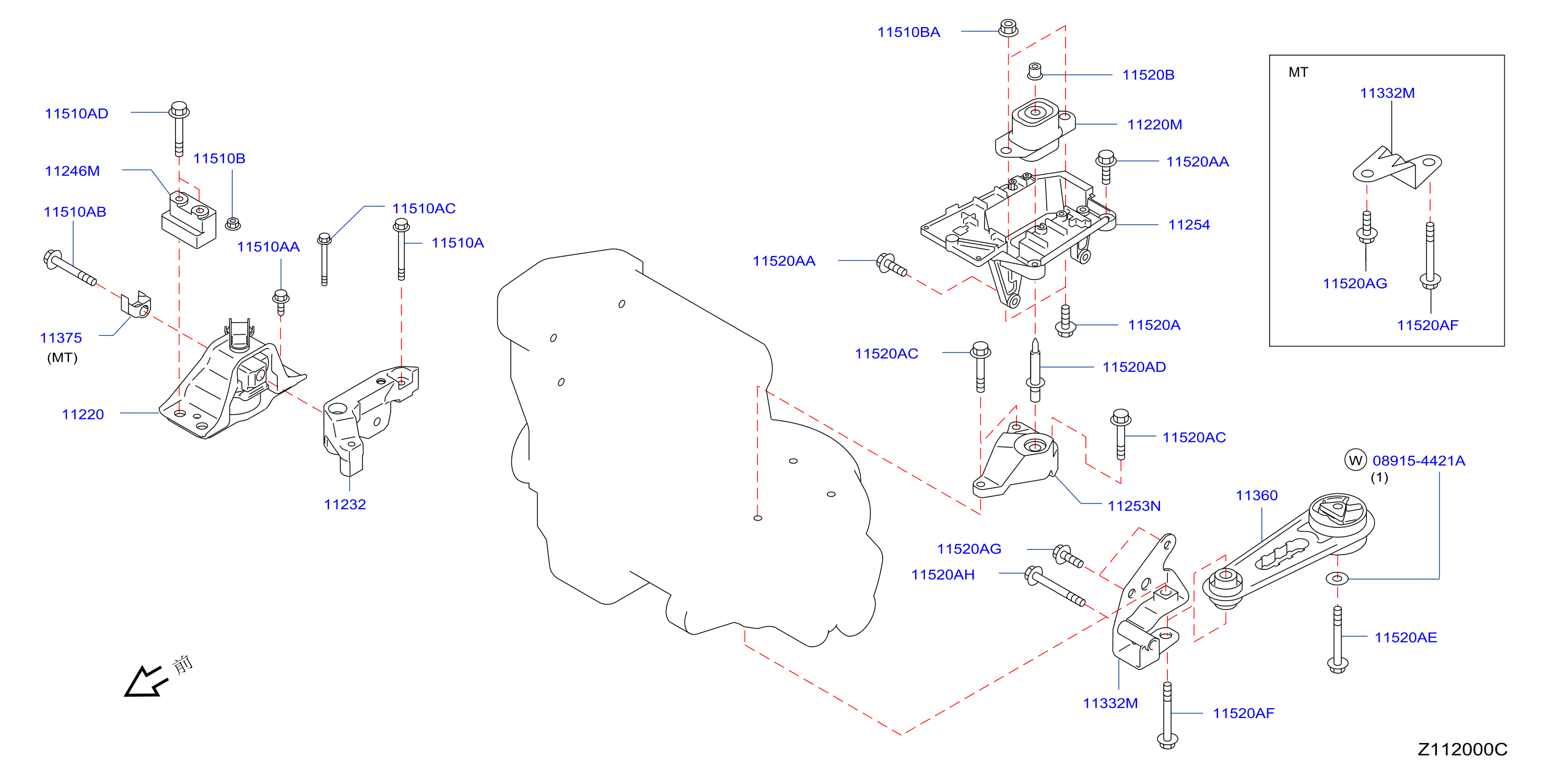 Engine Transmission Mounting