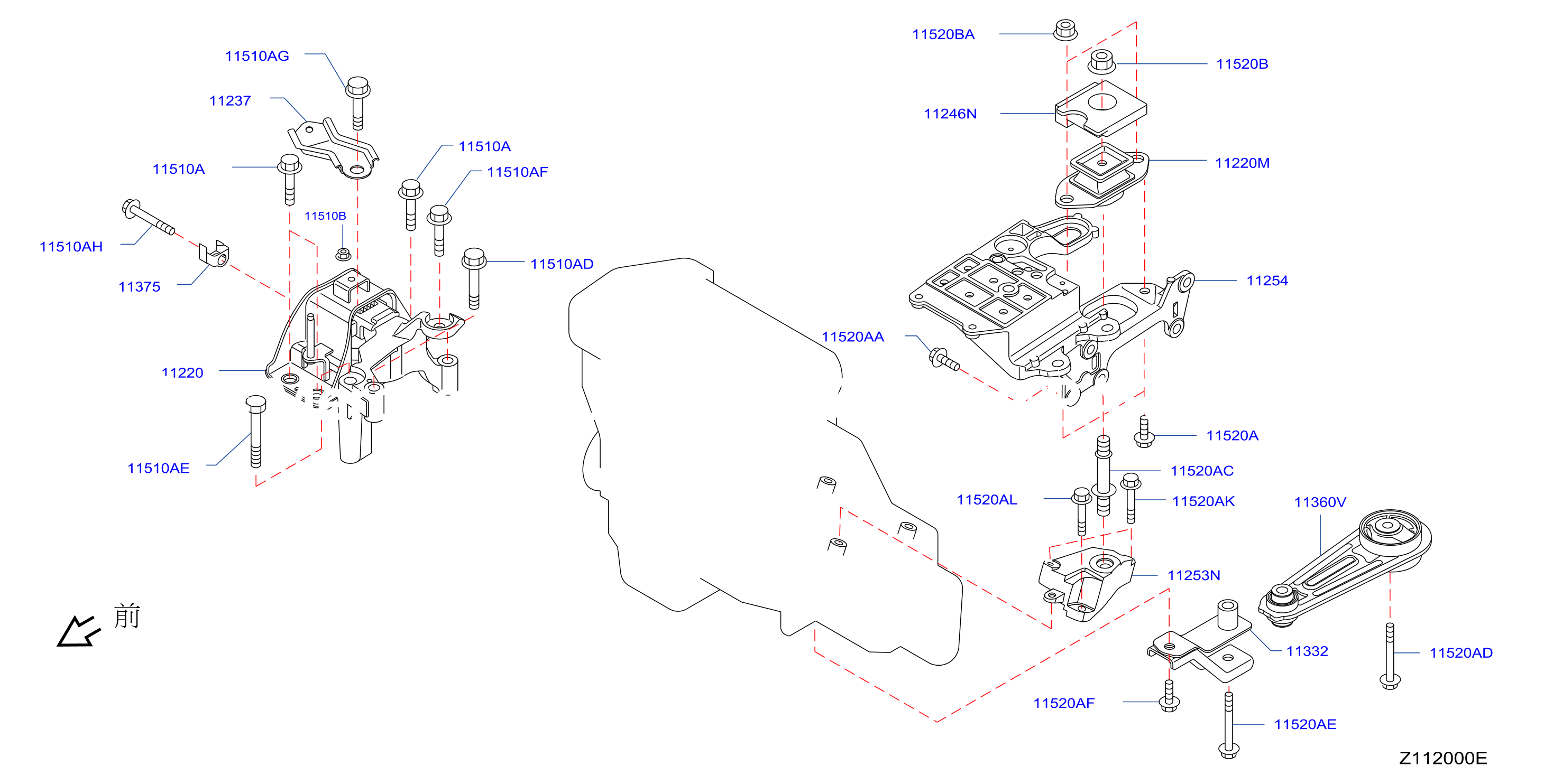 Engine Transmission Mounting