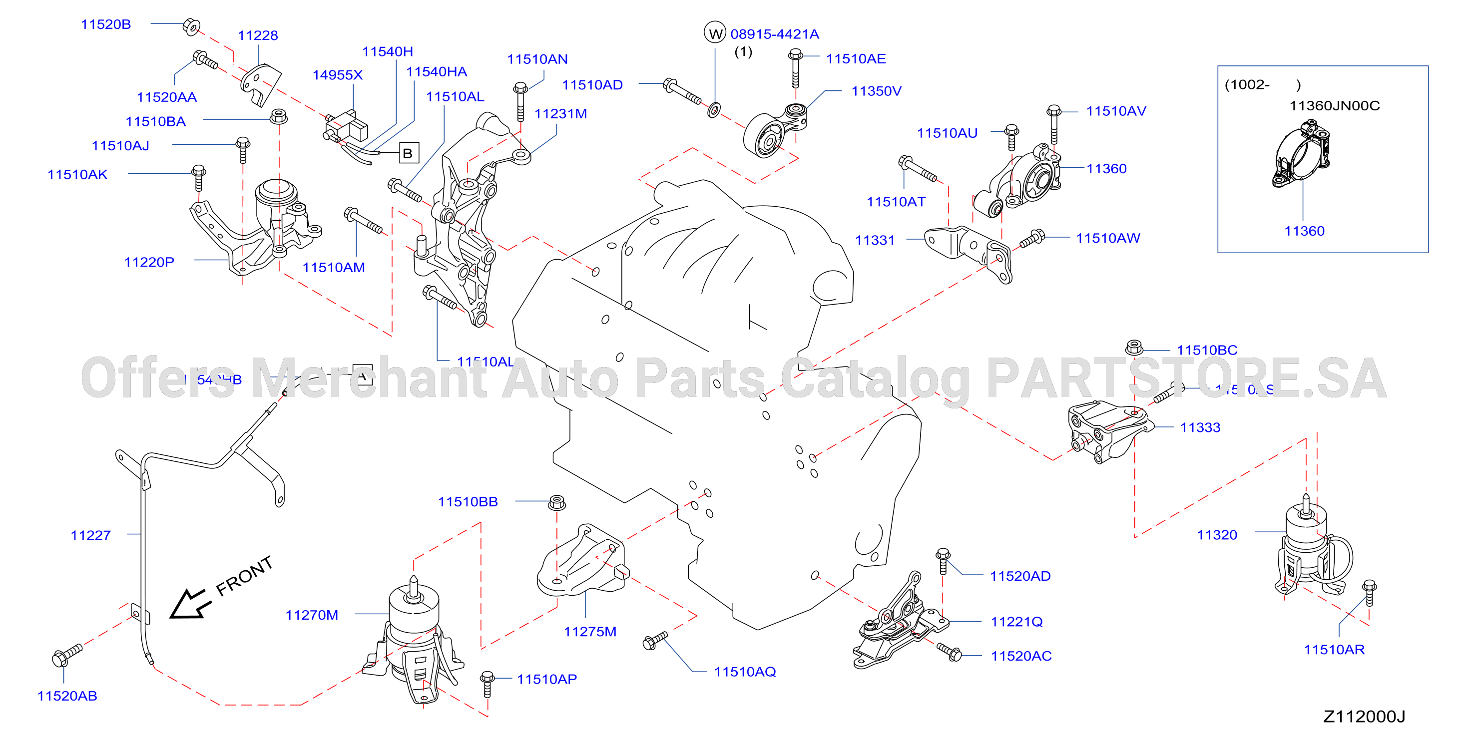 Engine Transmission Mounting