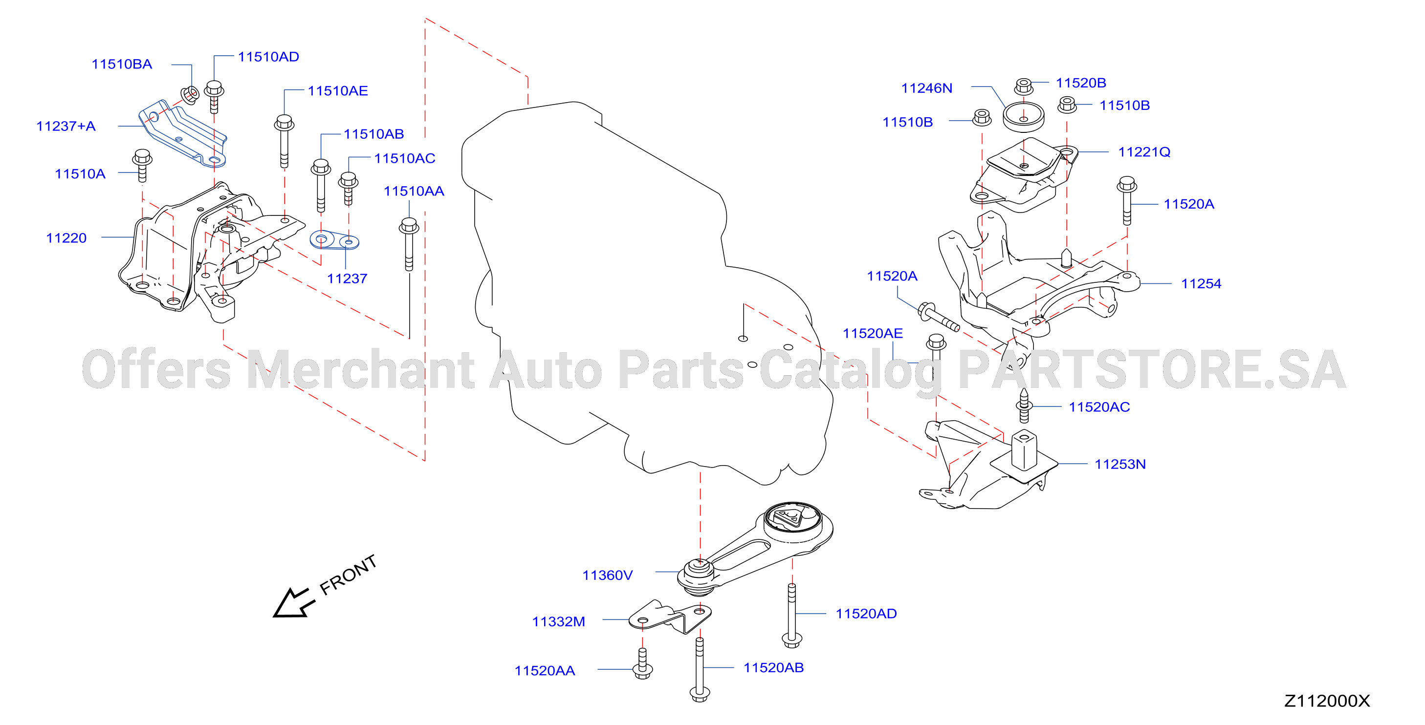 Engine Transmission Mounting