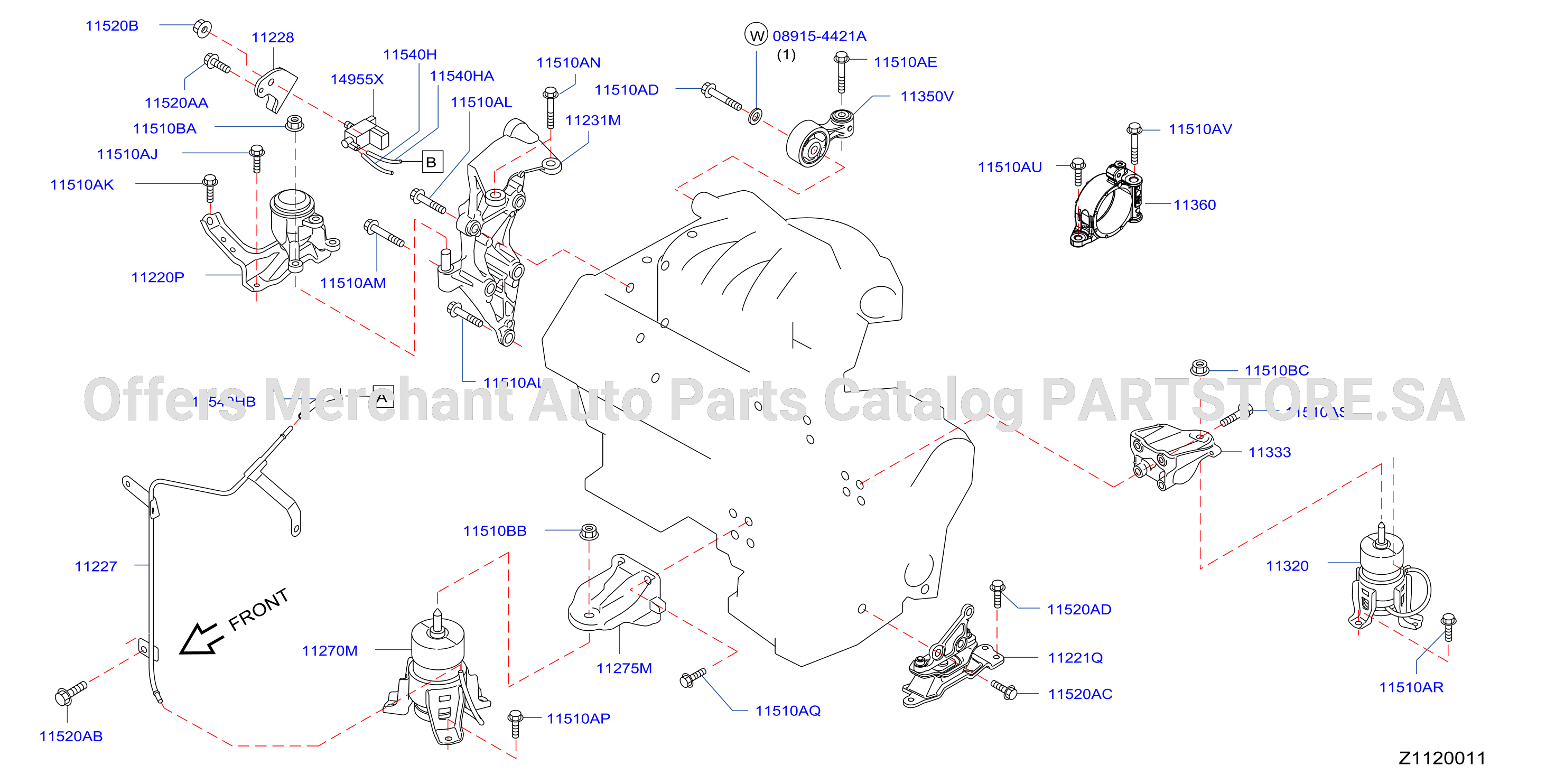 Engine Transmission Mounting