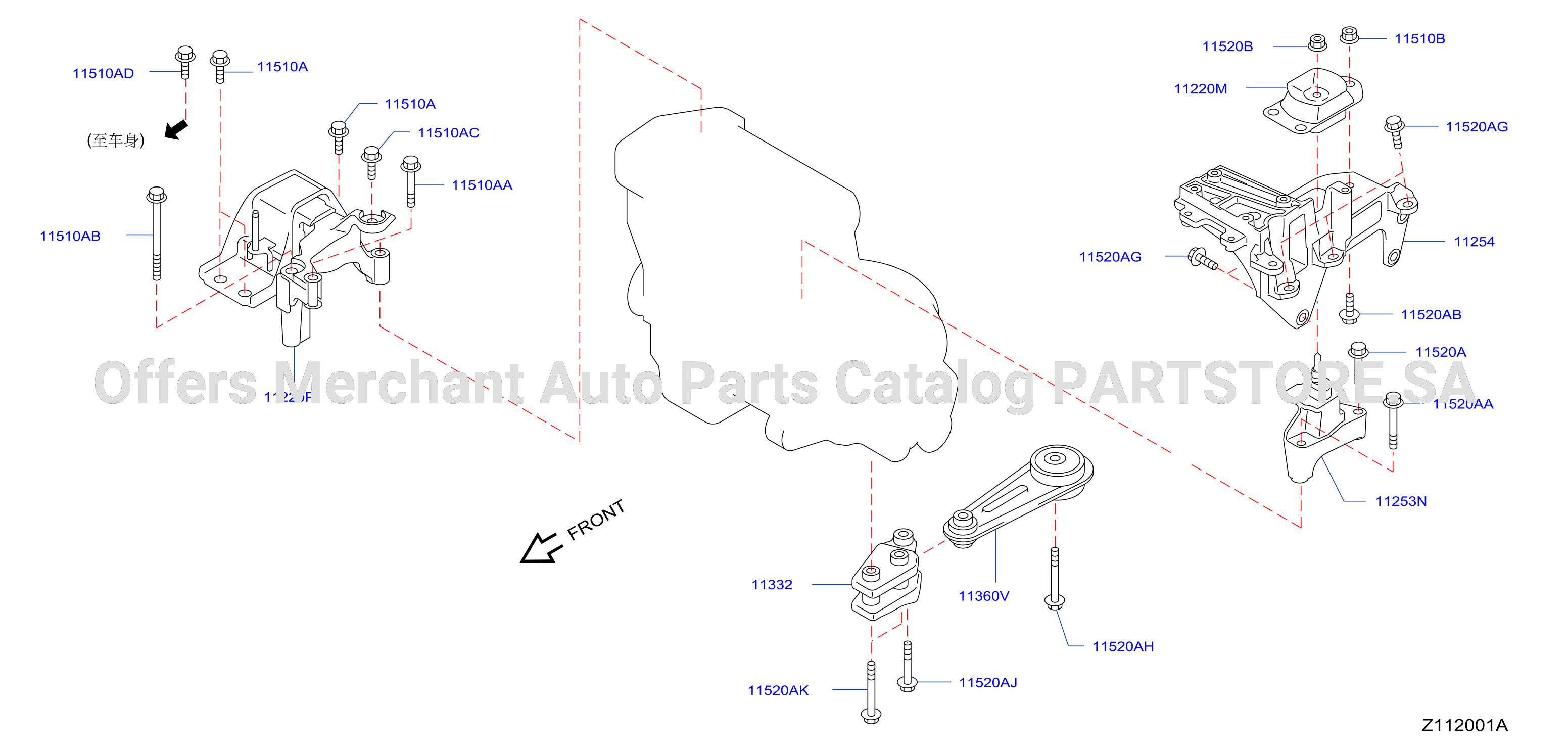 Engine Transmission Mounting