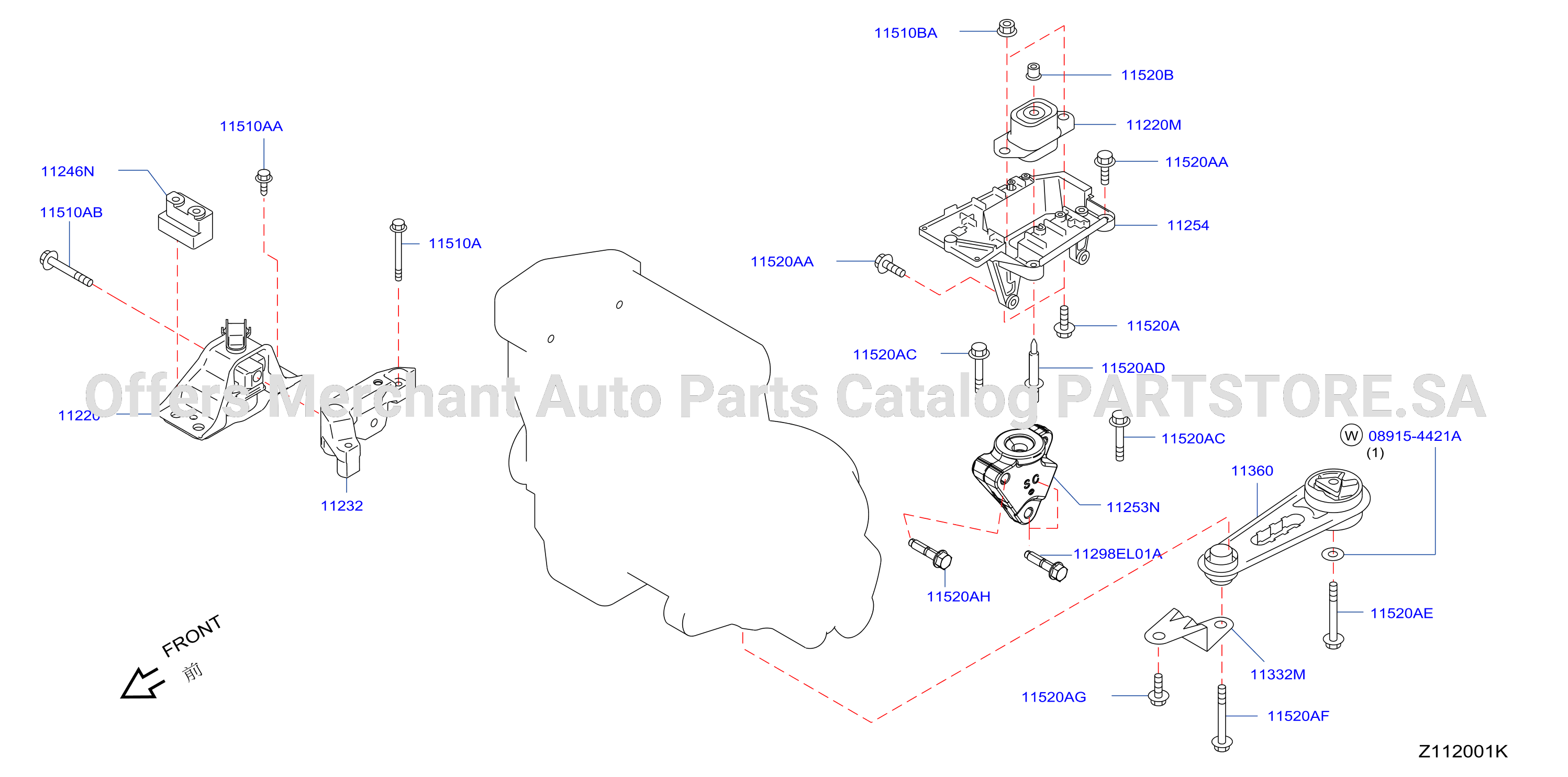 Engine Transmission Mounting