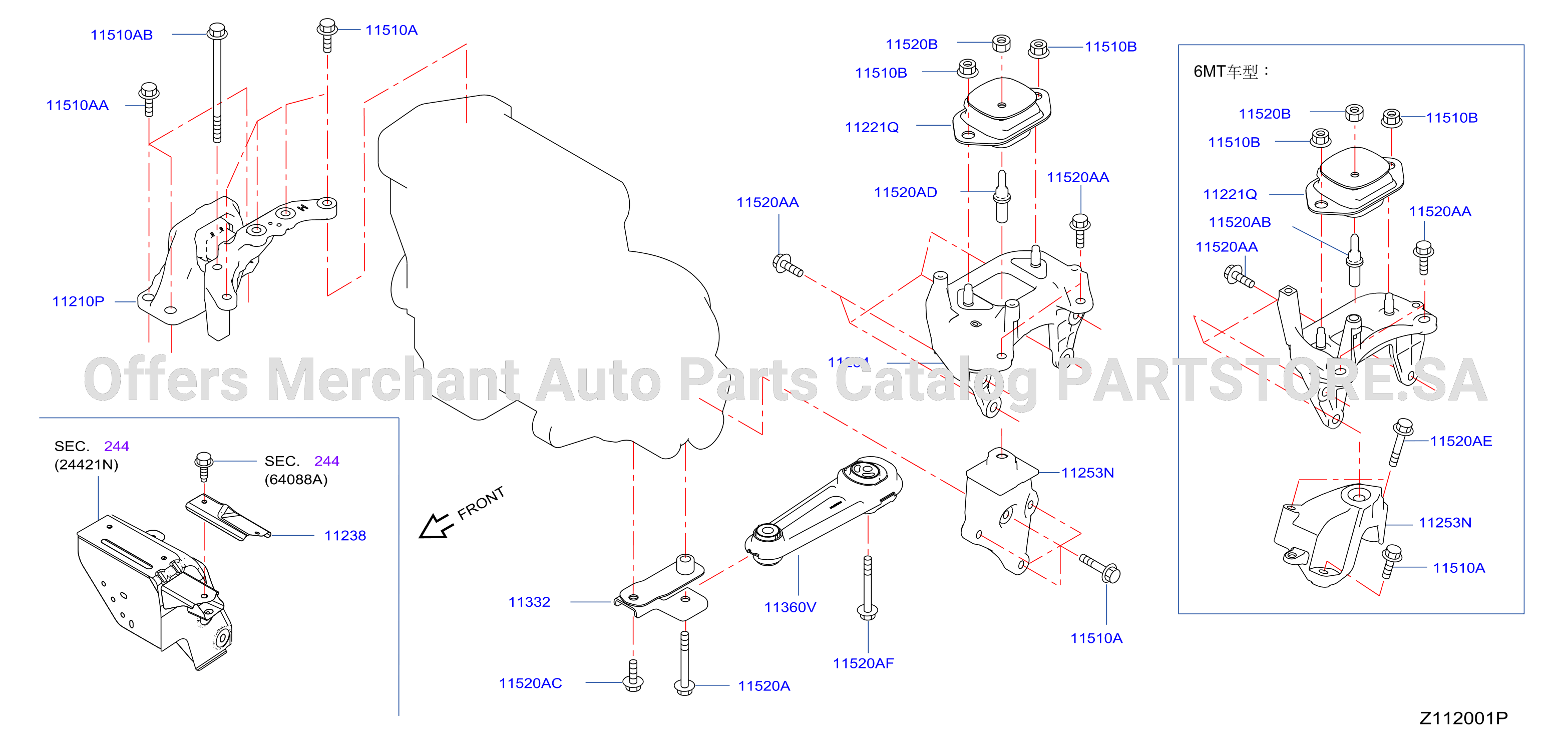 Engine Transmission Mounting