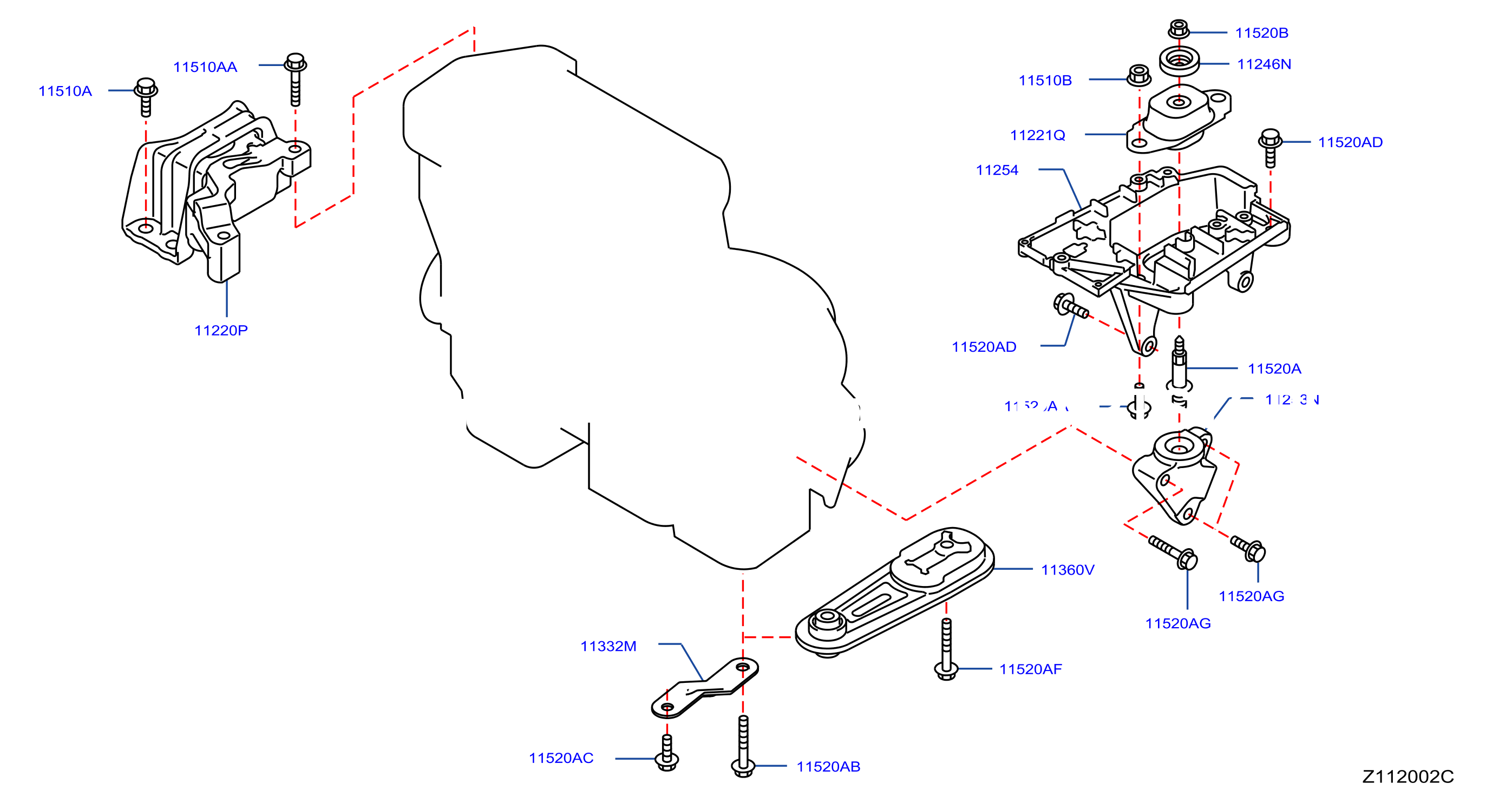 Engine Transmission Mounting