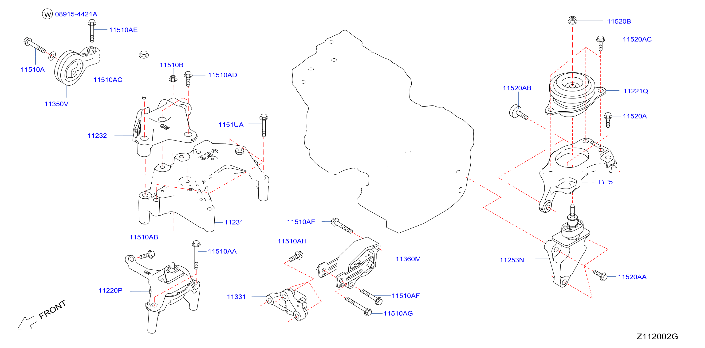 Engine Transmission Mounting