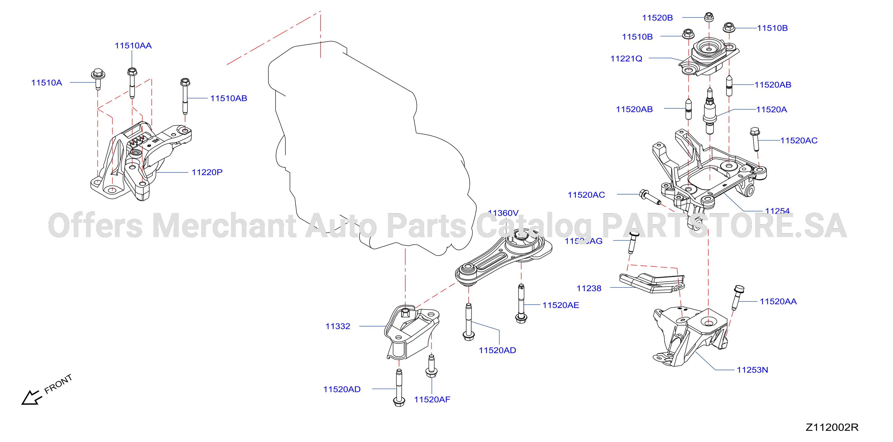 Engine Transmission Mounting