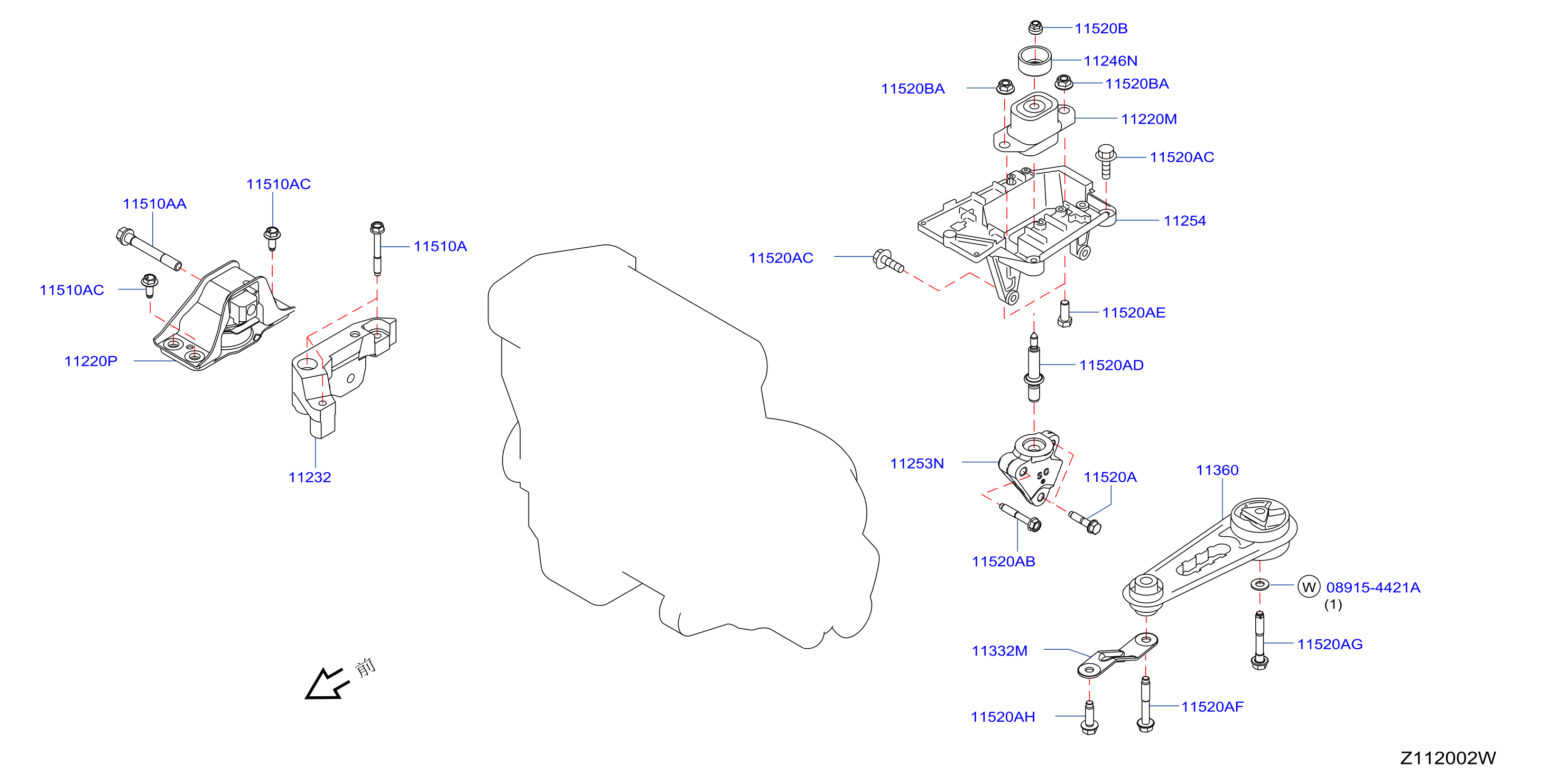 Engine Transmission Mounting