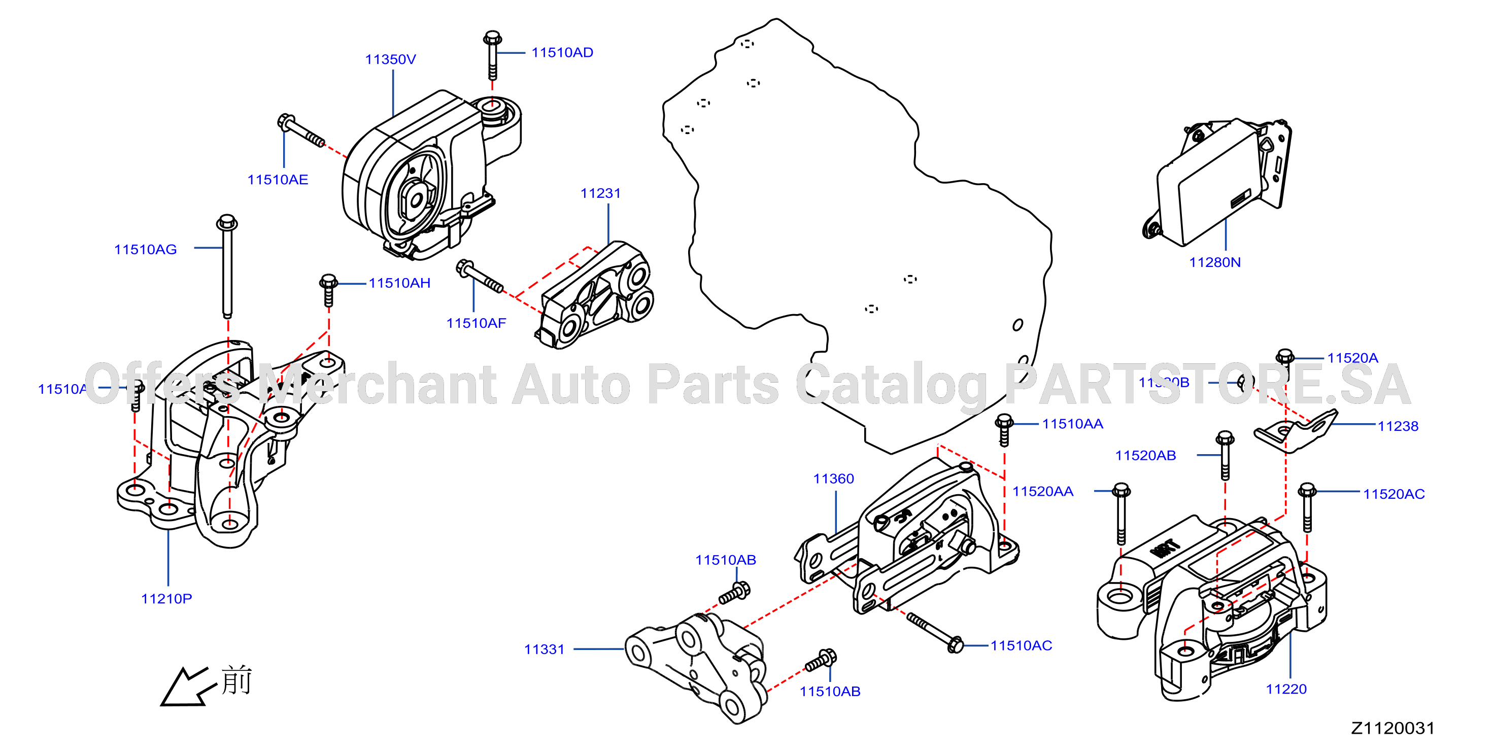 Engine Transmission Mounting