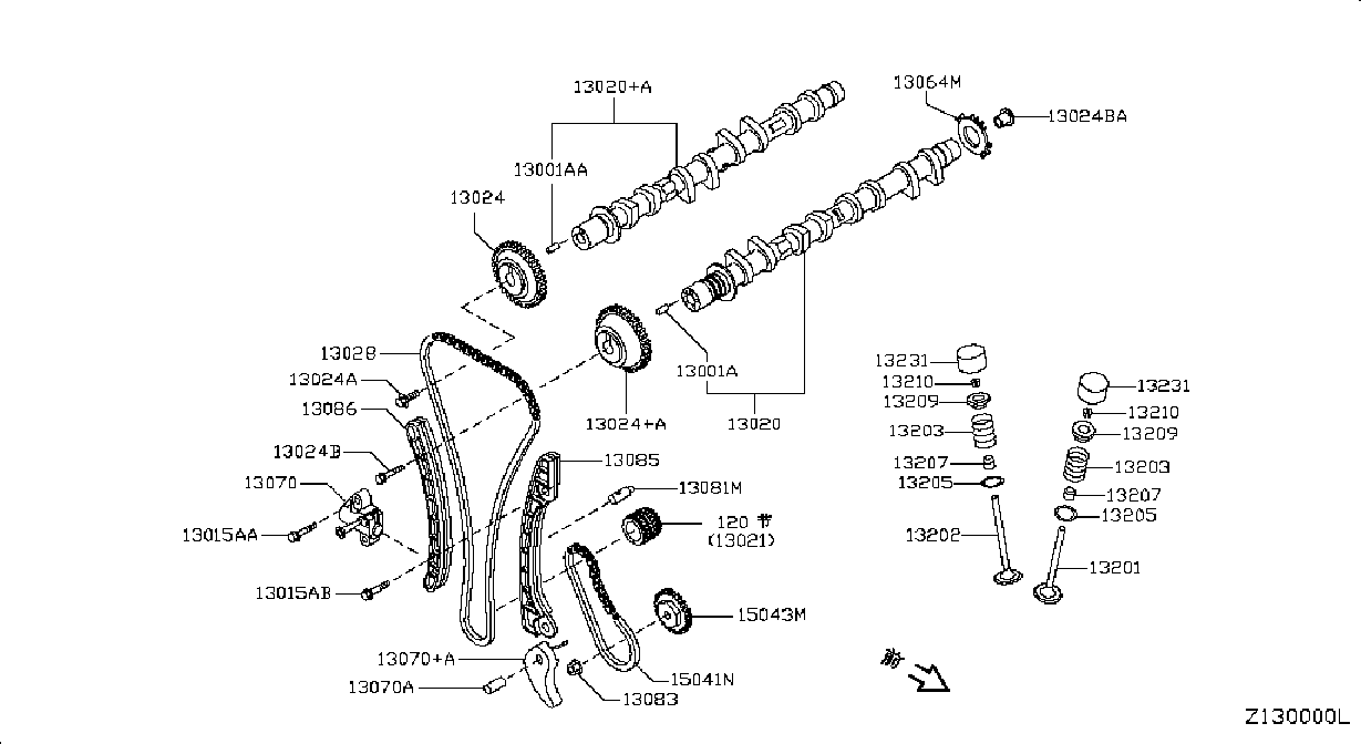 Camshaft Valve Mechanism Camshaft Valve Mechanism