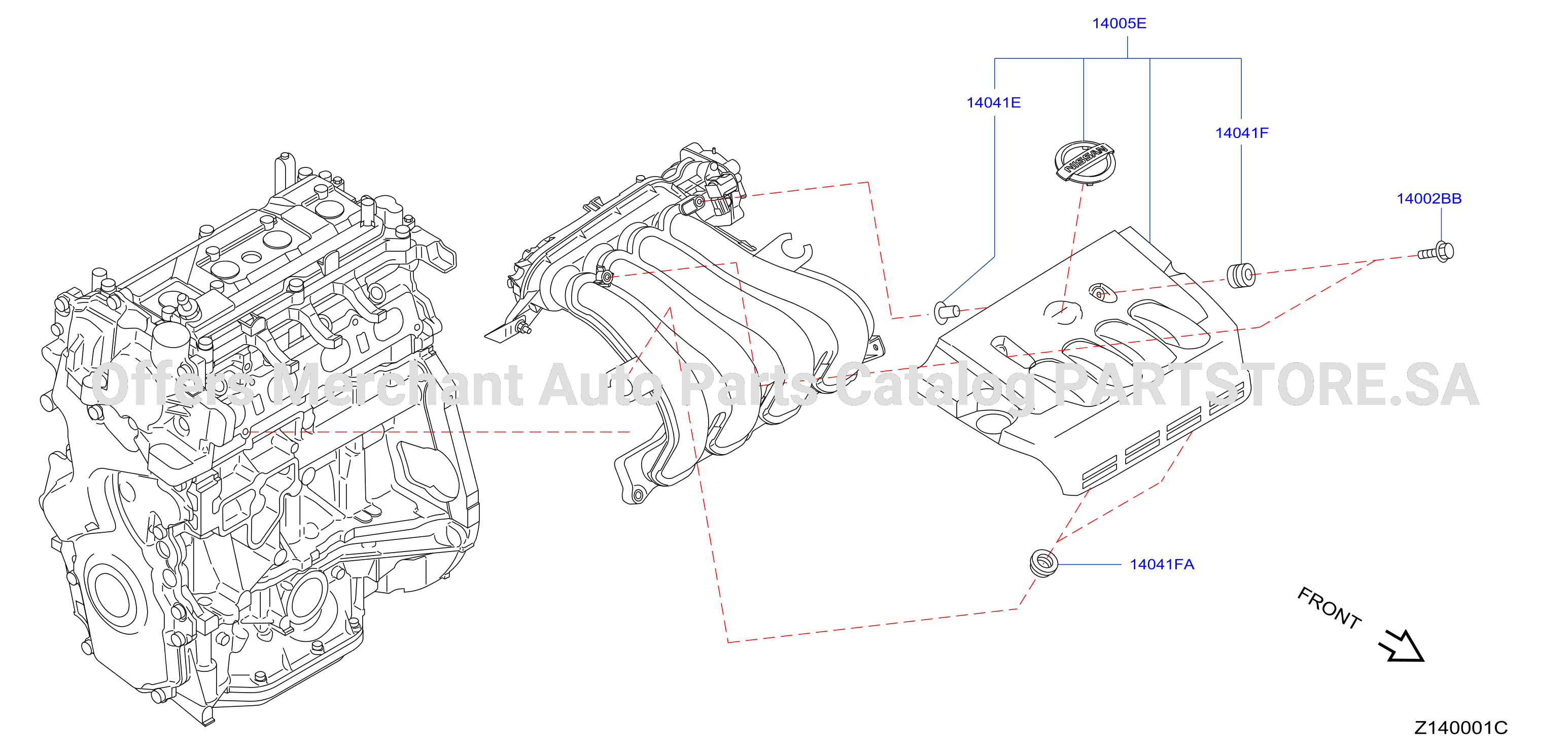 Manifold Engine Cover Parts