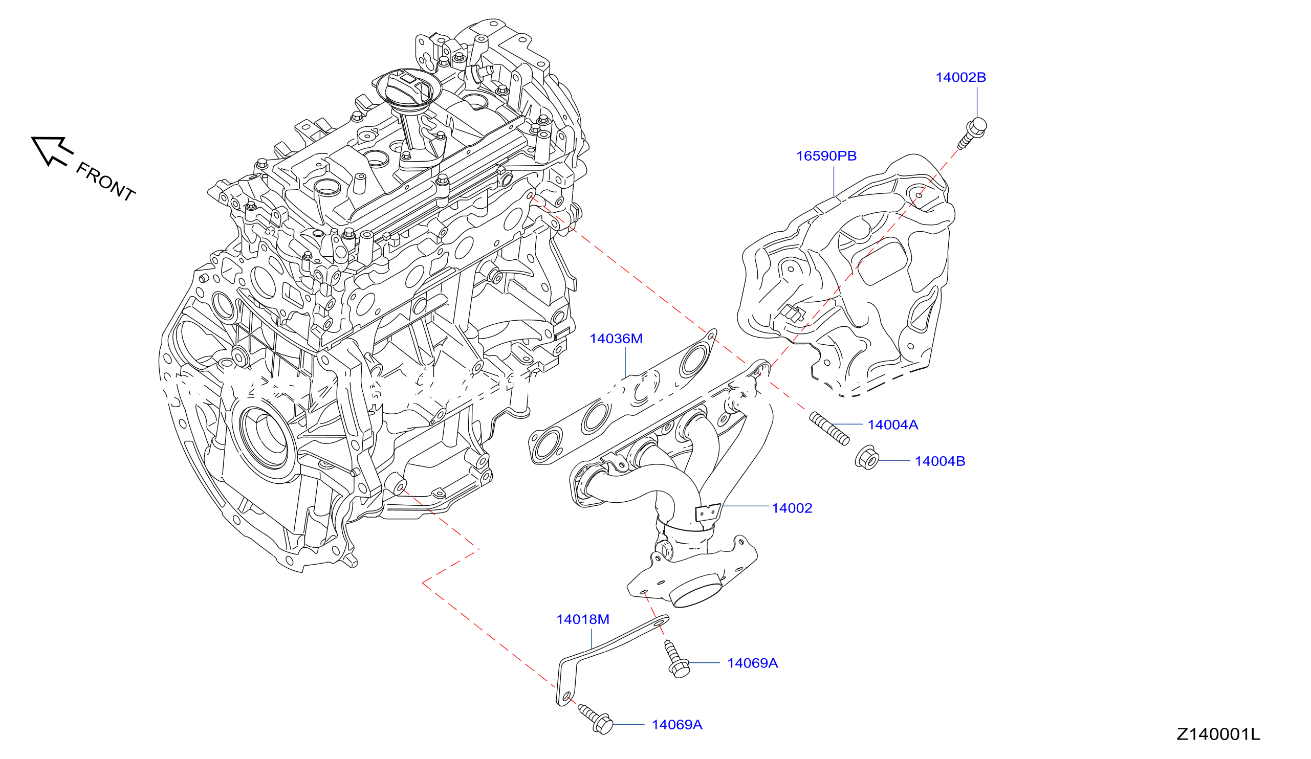 Manifold Exhaust Parts