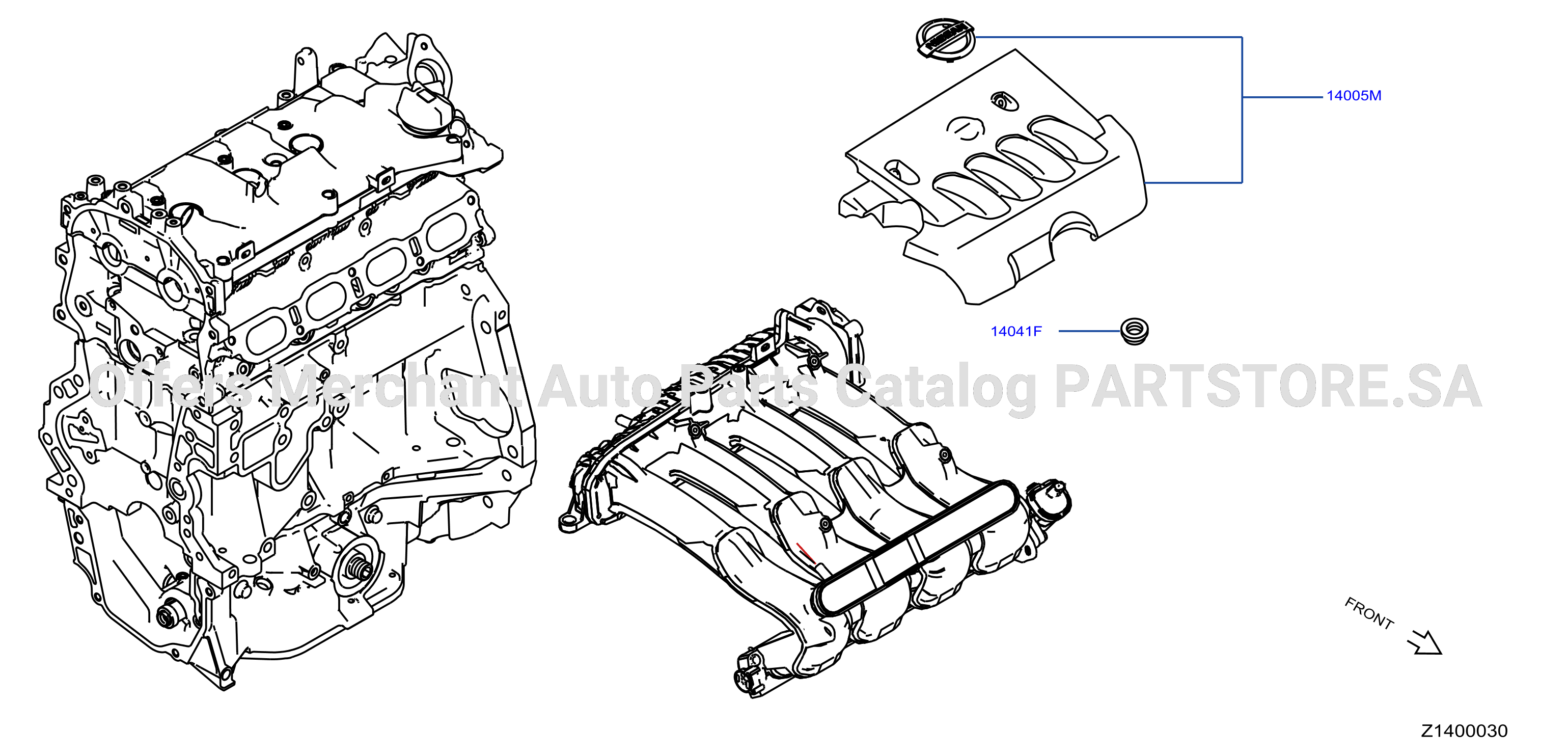 Manifold Engine Cover Parts