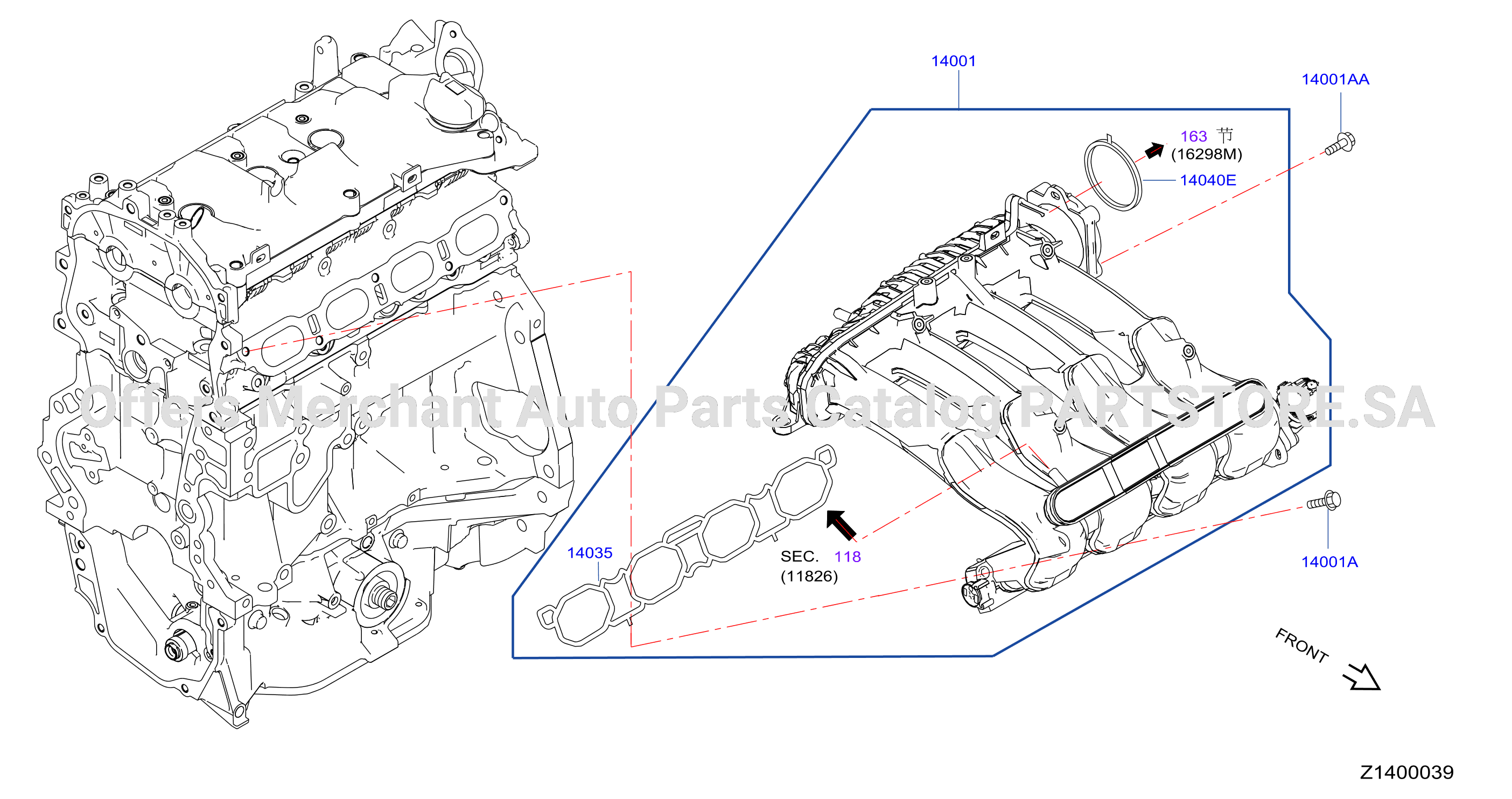 Manifold Intake Parts