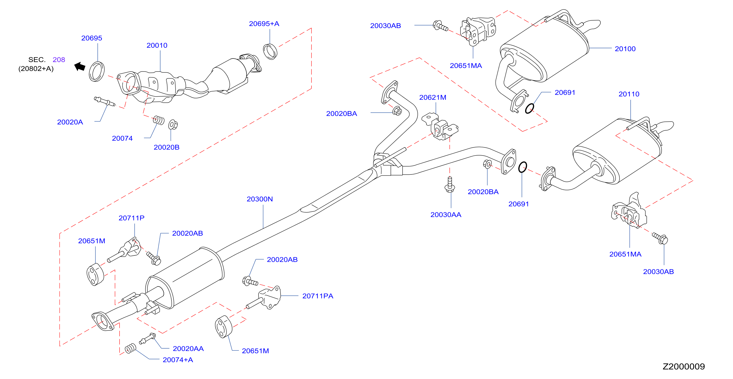Exhaust Tube Muffler