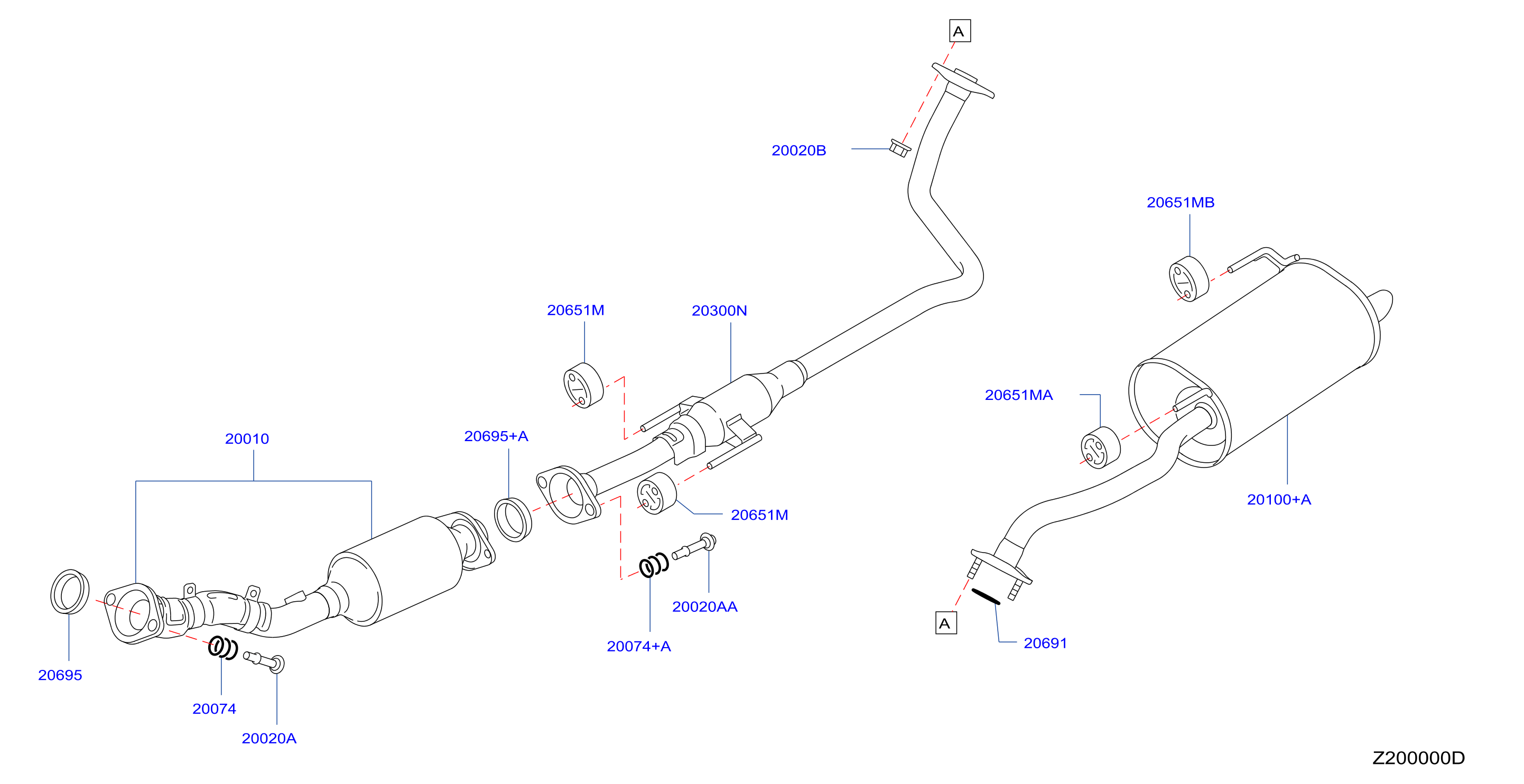 Exhaust Tube Muffler