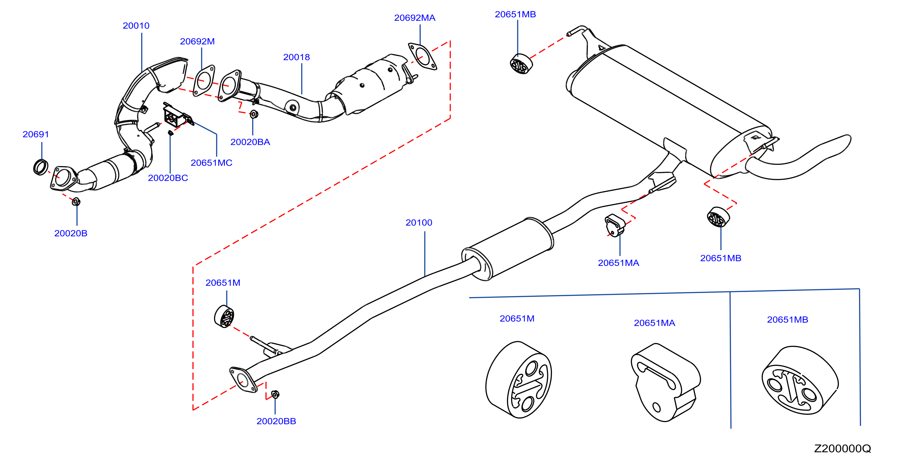 Exhaust Tube Muffler