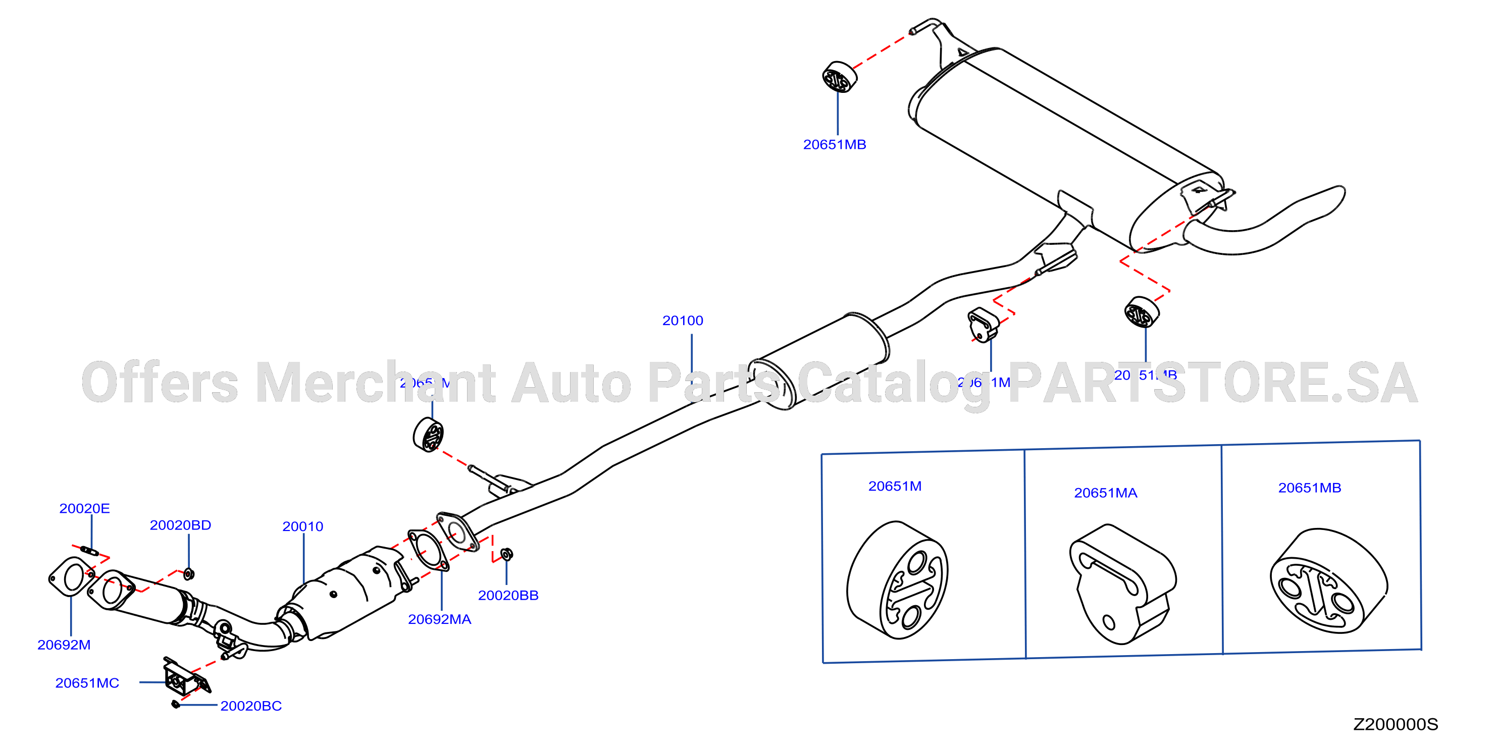 Exhaust Tube Muffler