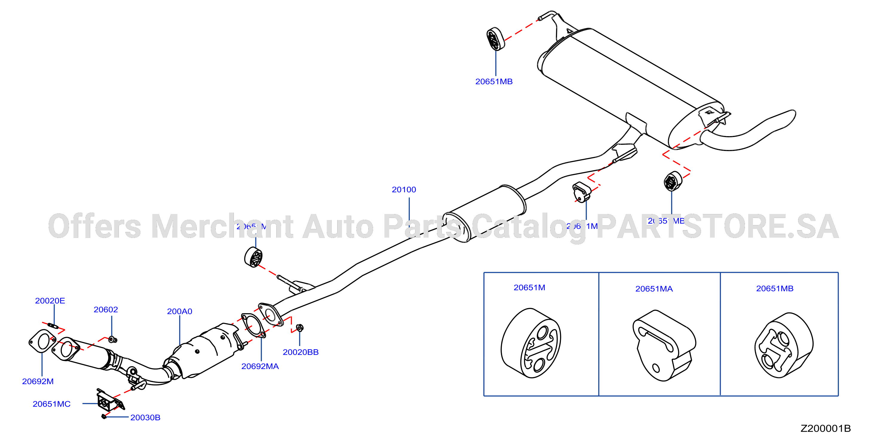 Exhaust Tube Muffler