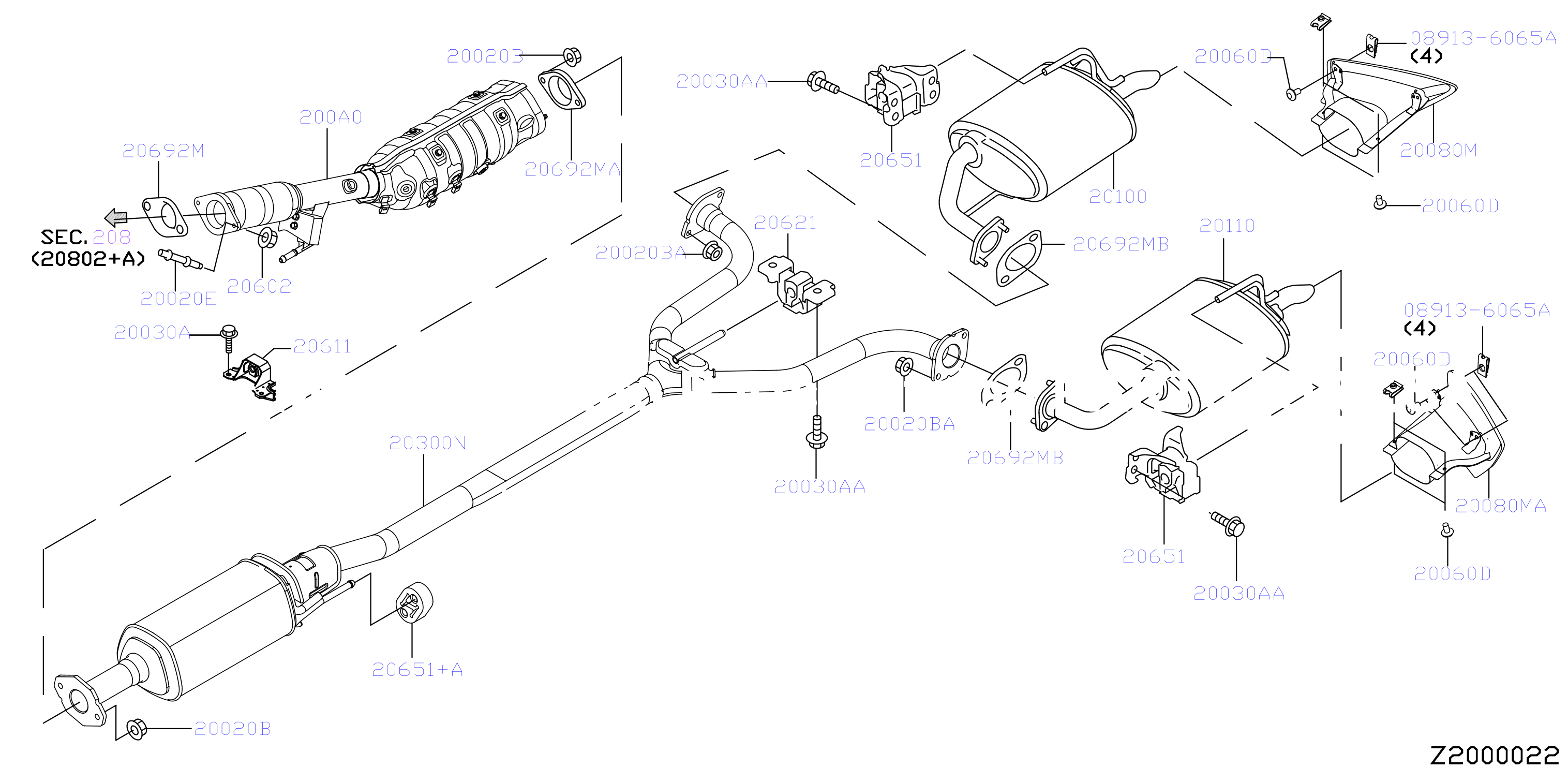 Exhaust Tube Muffler
