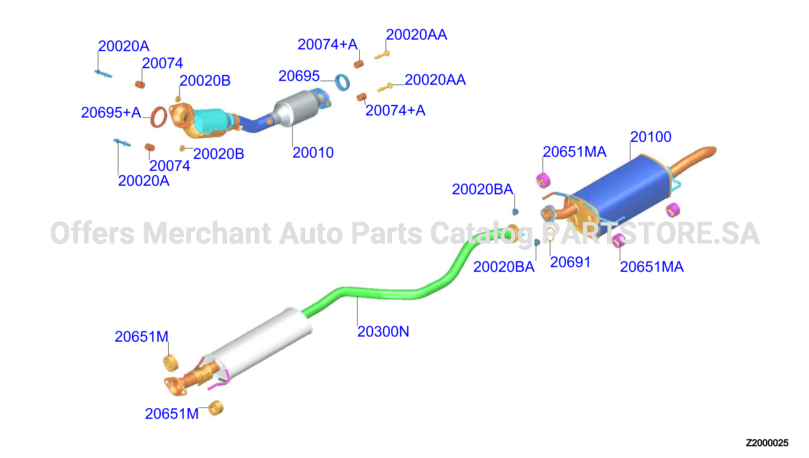 Exhaust Tube Muffler